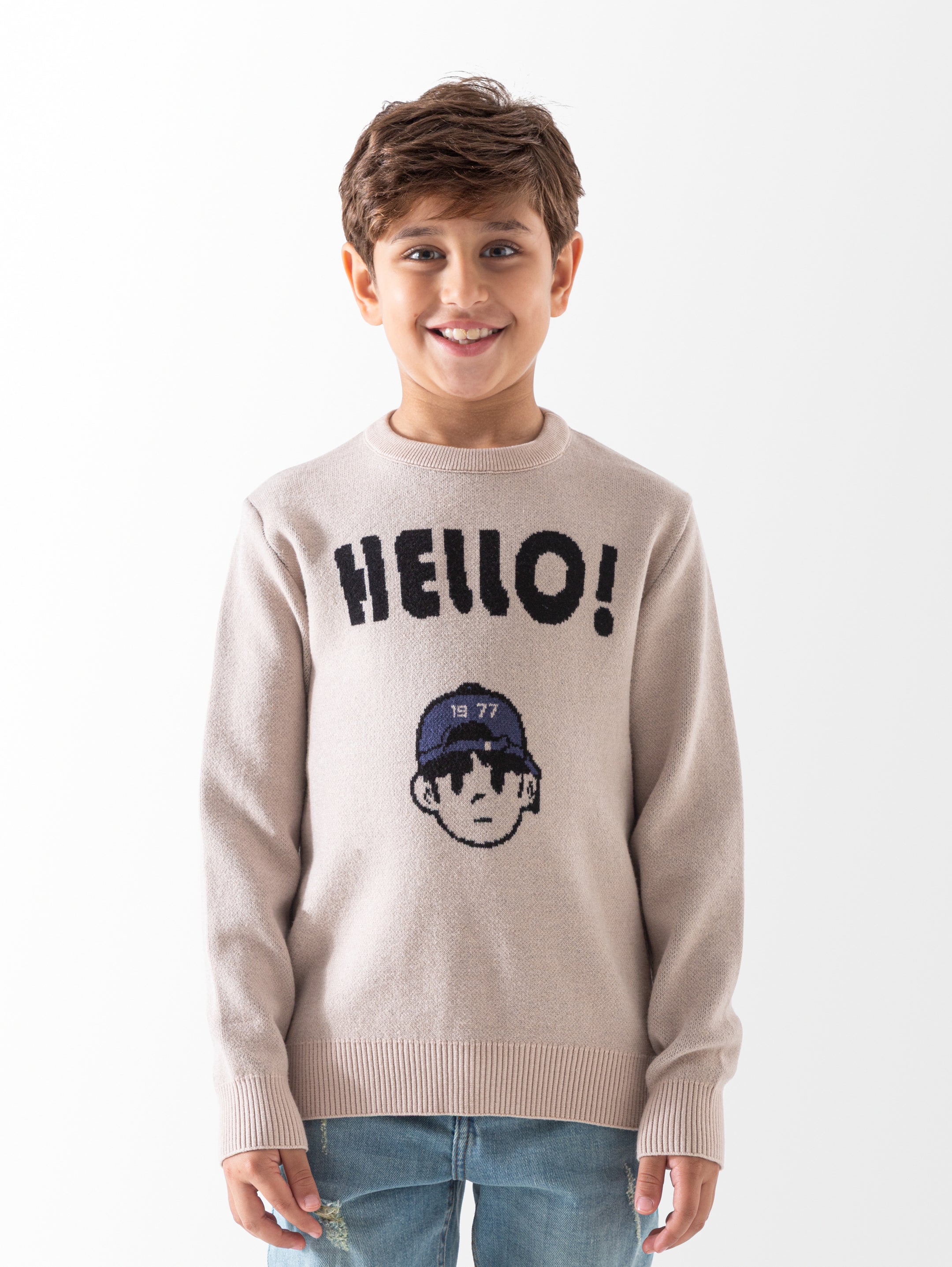 Pullover - Boys - Plain