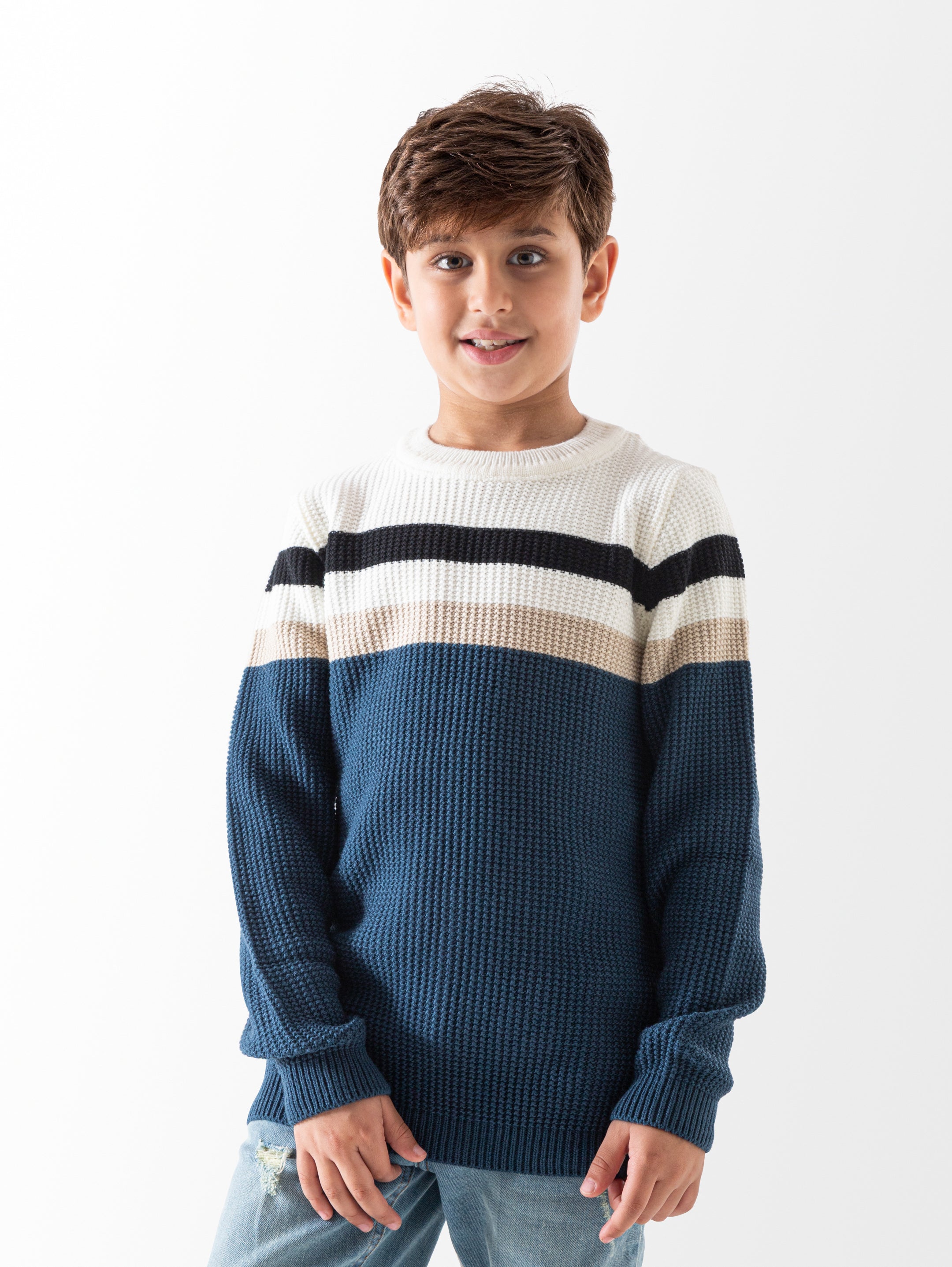 Pullover - Boys - Striped
