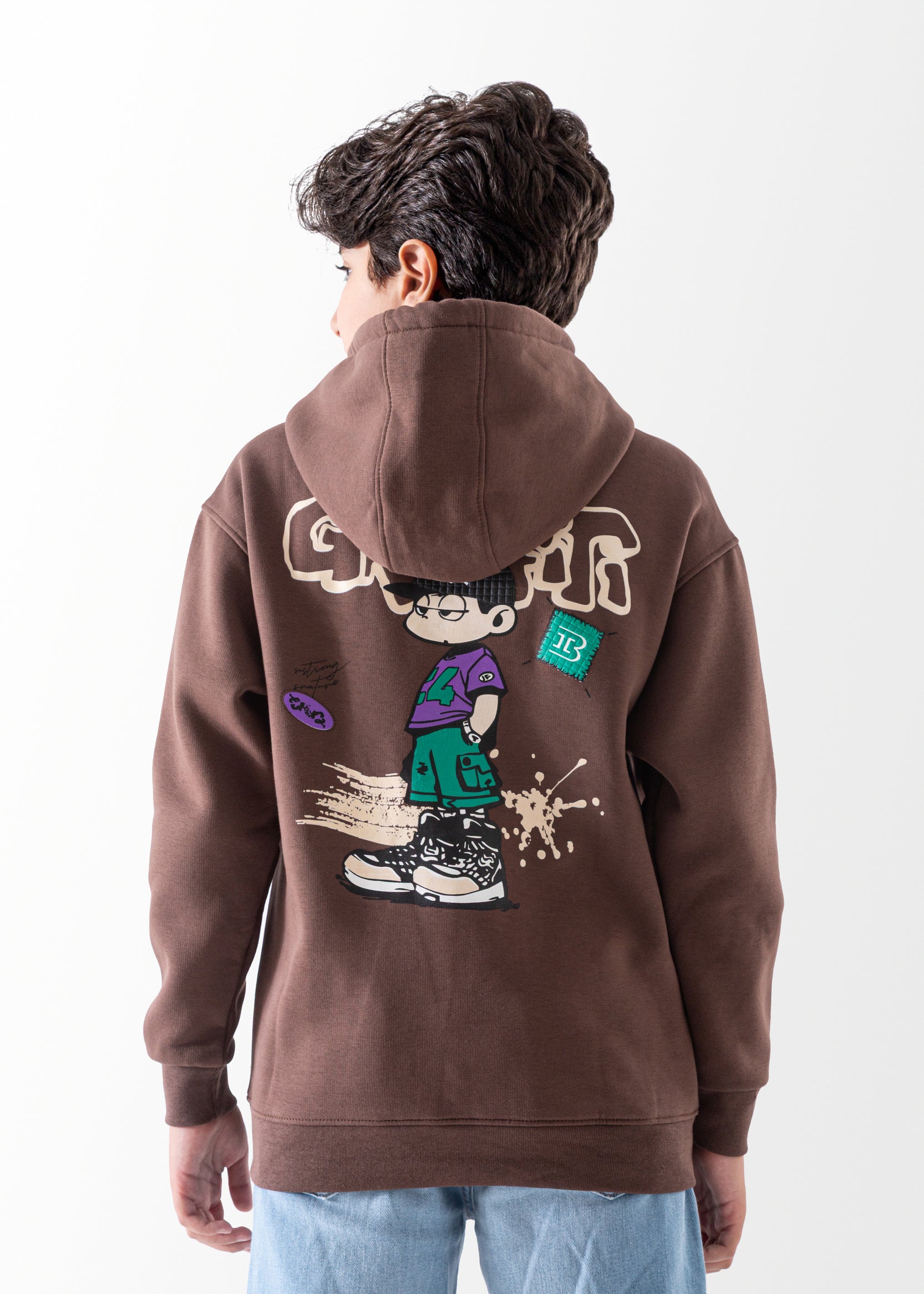 Hoodie - Boys - Printed