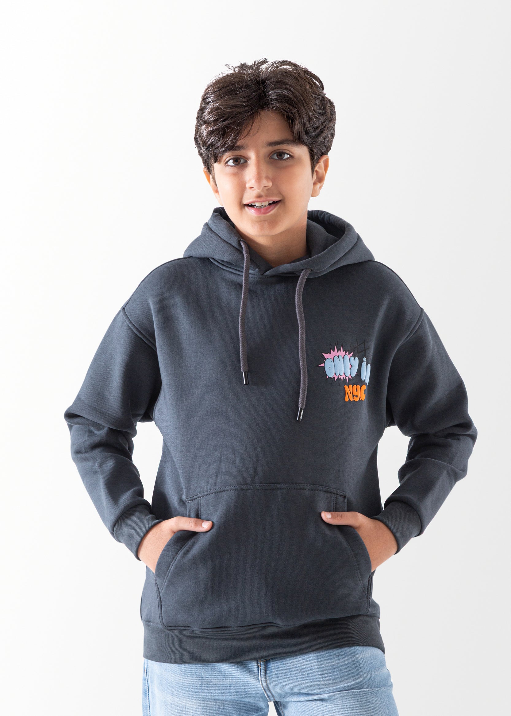 Hoodie - Boys - Printed