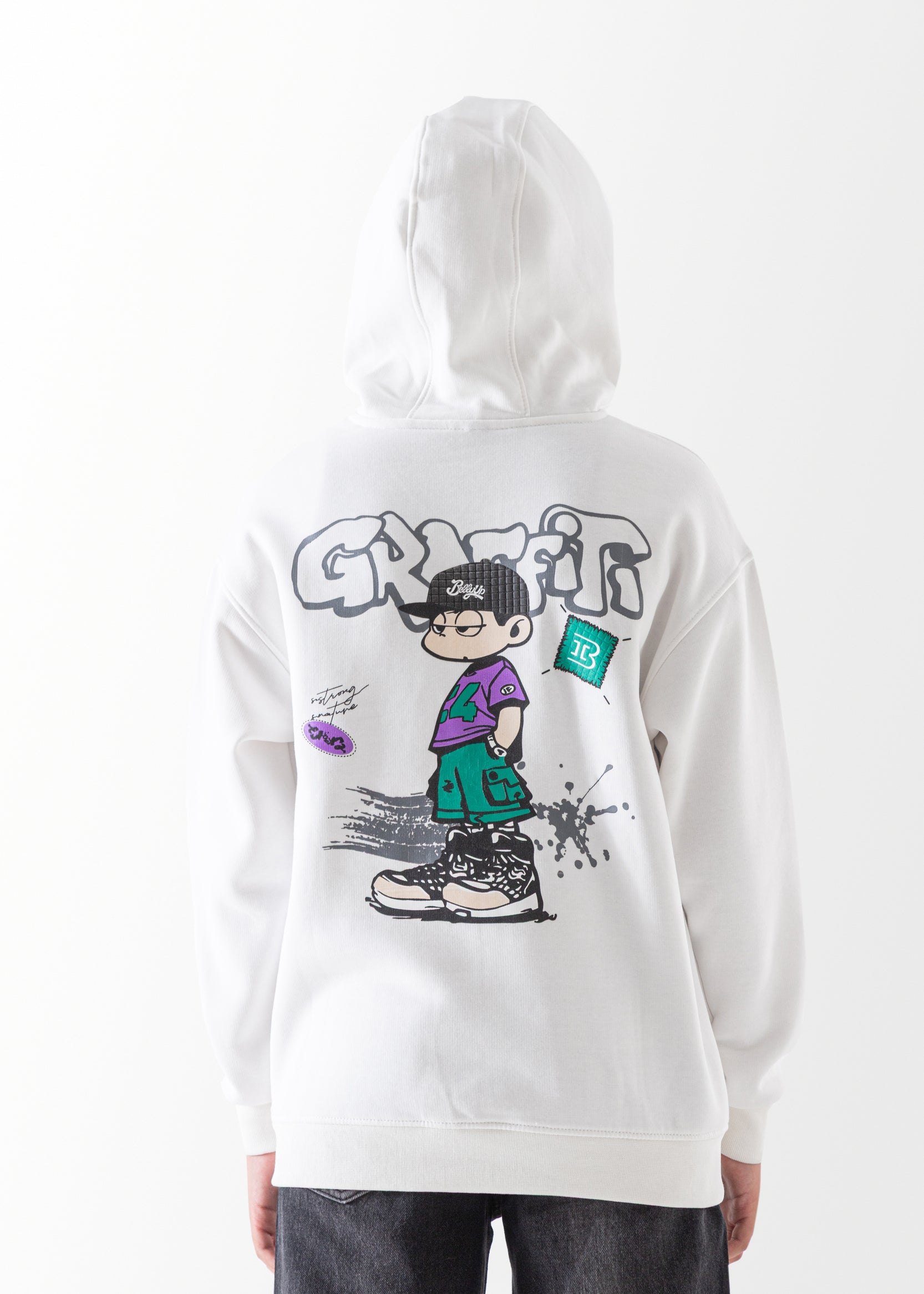 Hoodie - Boys - Printed