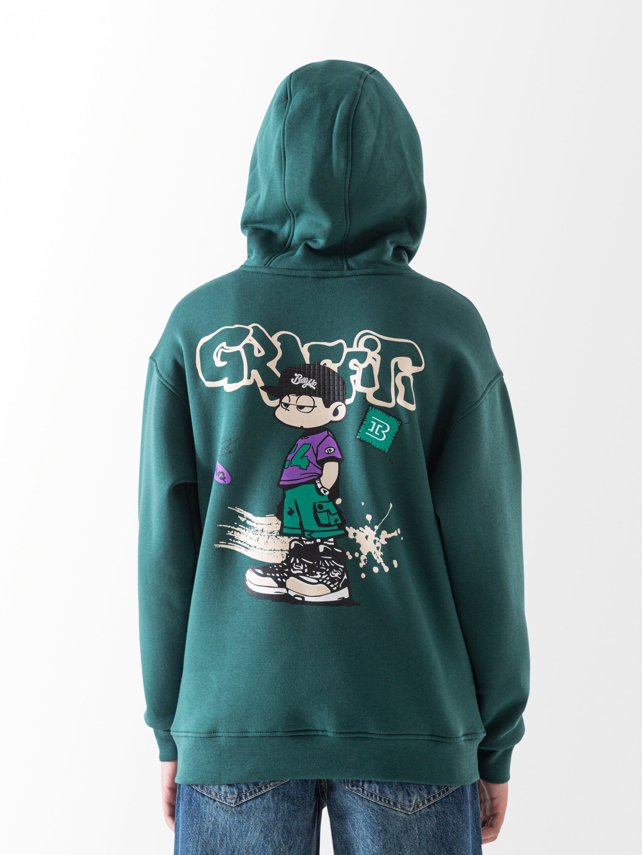 Hoodie - Boys - Printed