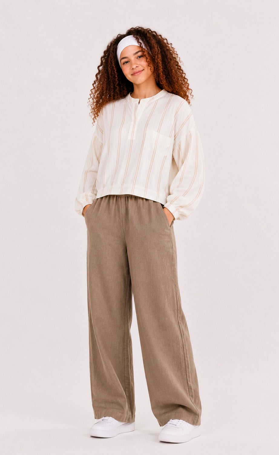 Girls' Striped Long-Sleeve Set