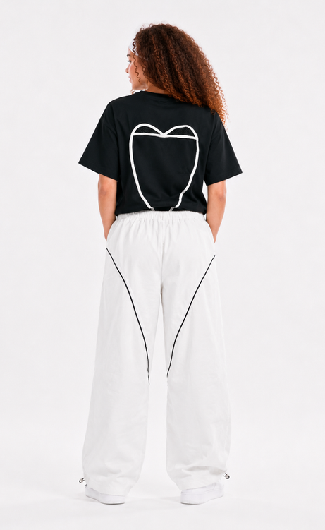 Girls' Printed Short-Sleeve Set - Black – view 2