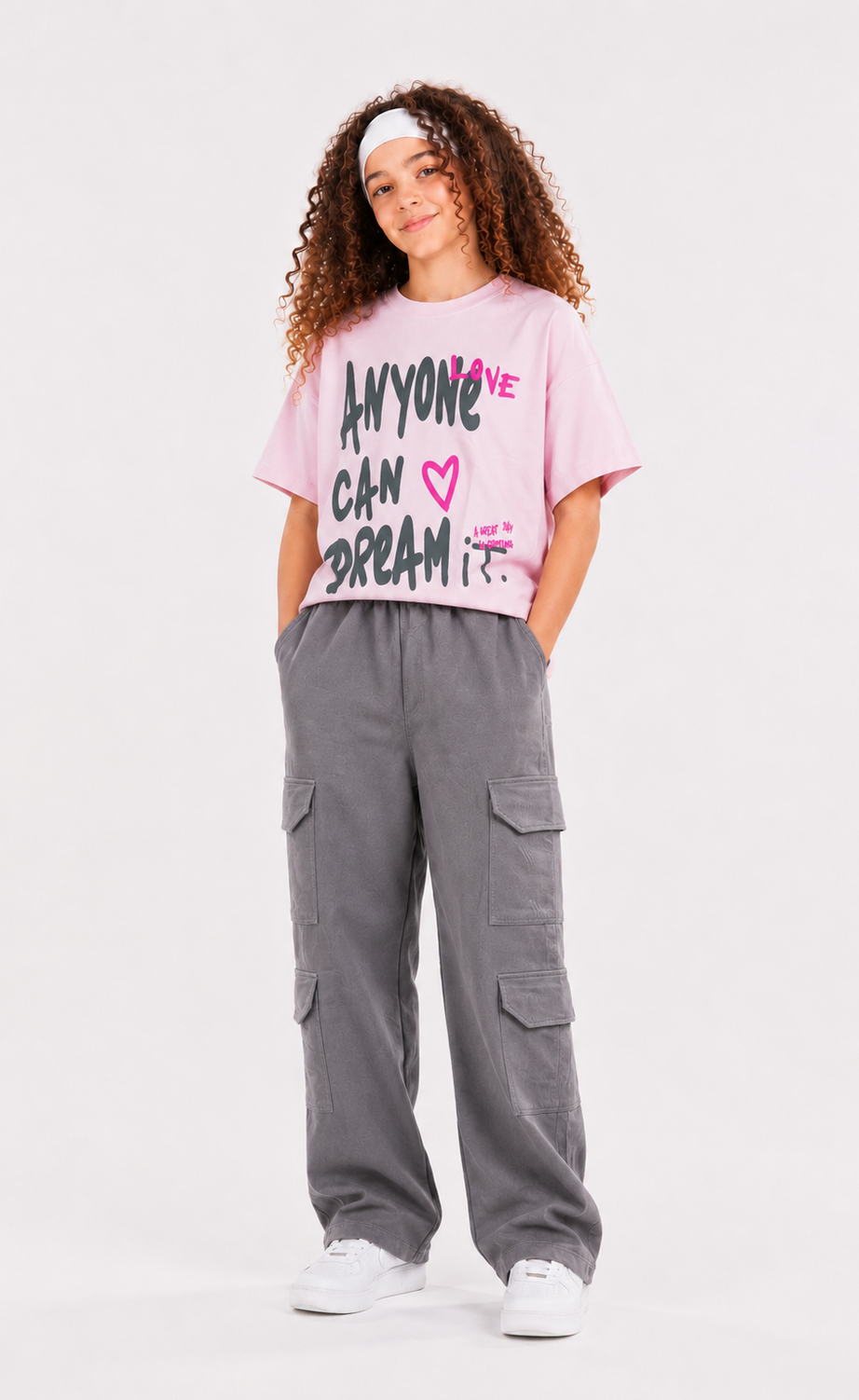 Girls' Printed Short-Sleeve Set - Rose & Baby Blue