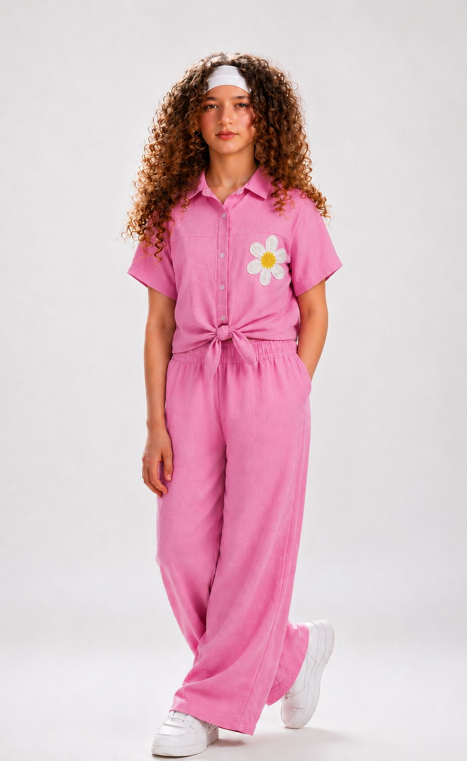 Girls' Printed Short-Sleeve Set