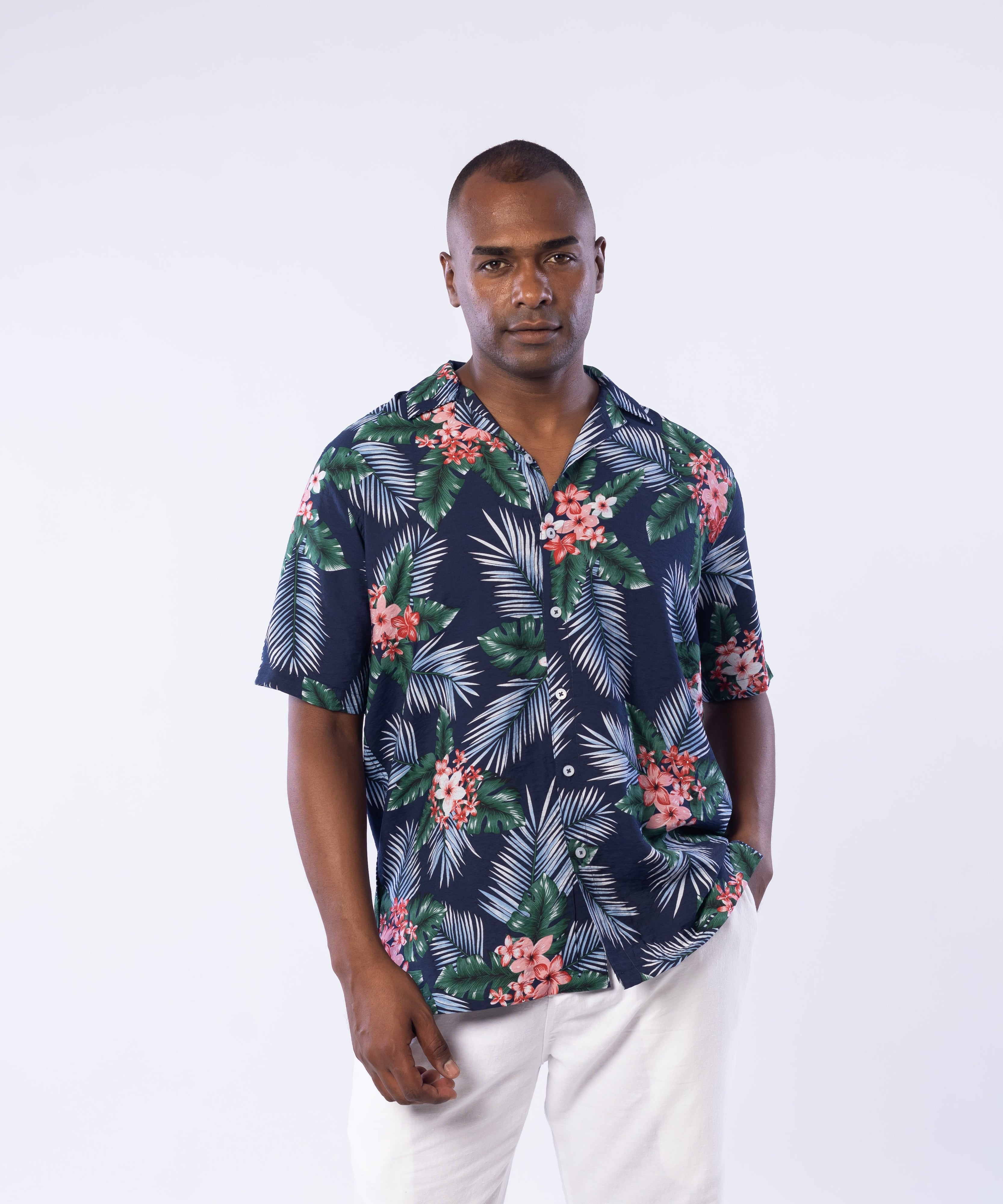 Half Sleeve Shirt - Men - Plaid