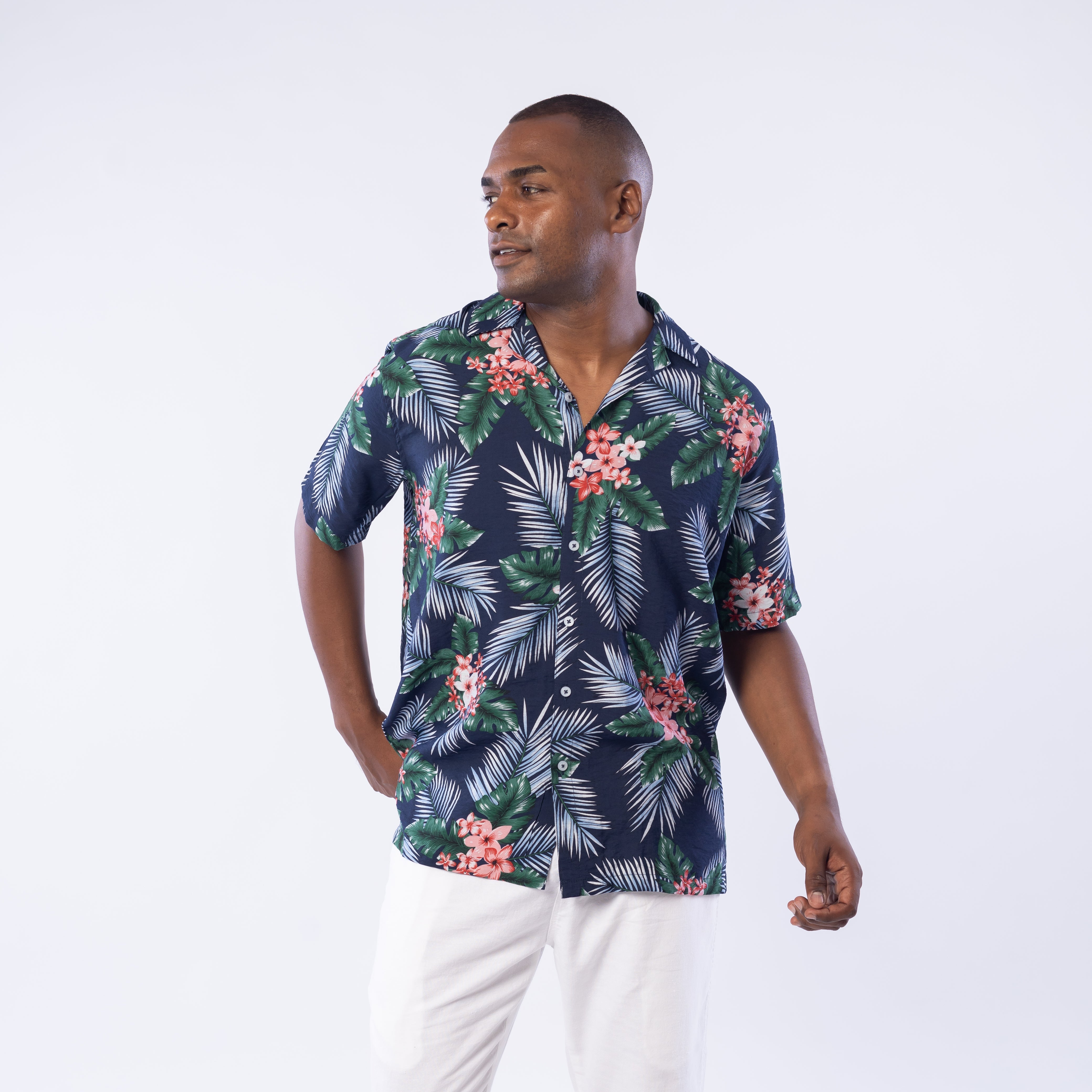 Half Sleeve Shirt - Men - Plaid