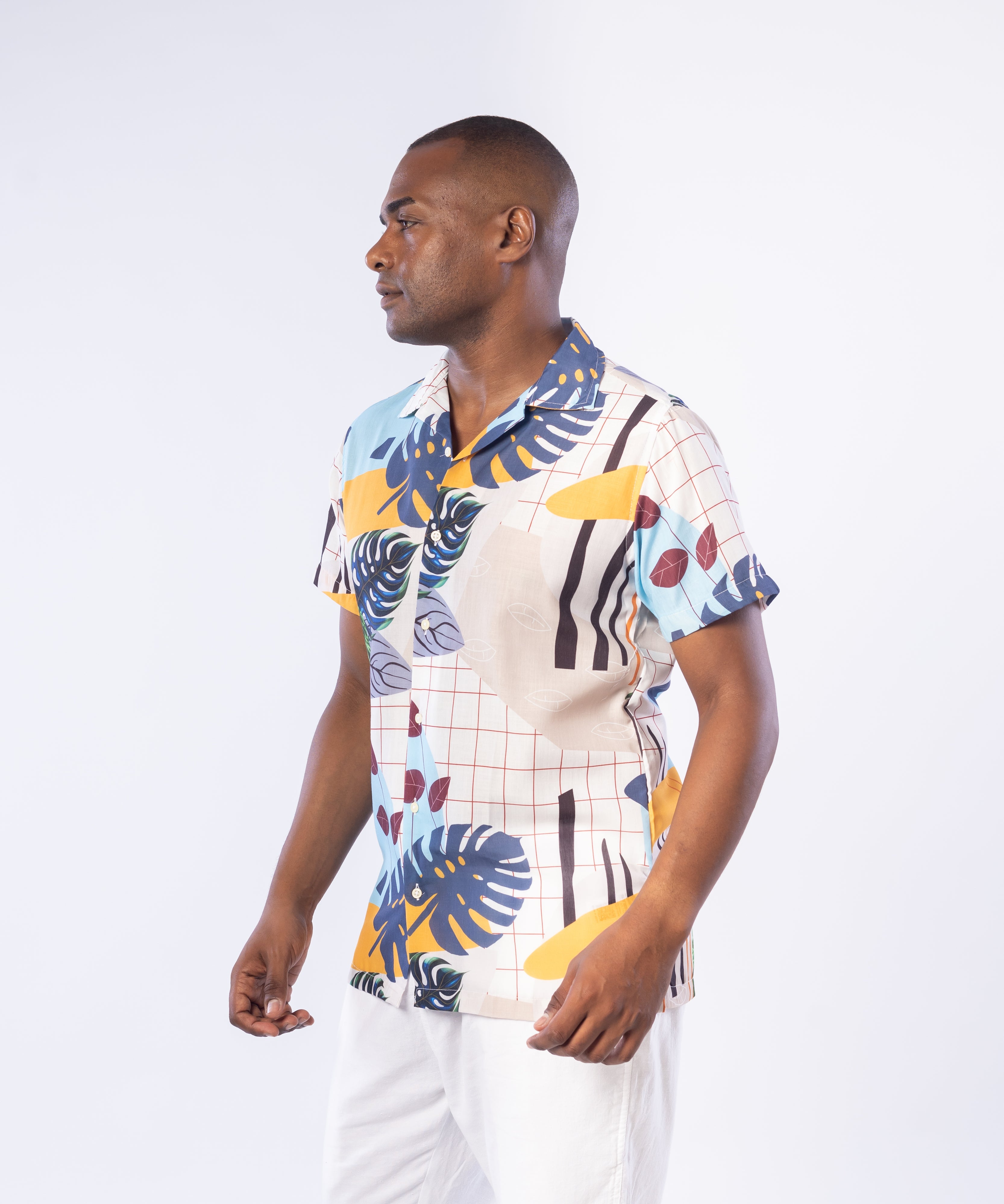 قميص - رجال - نصف كم