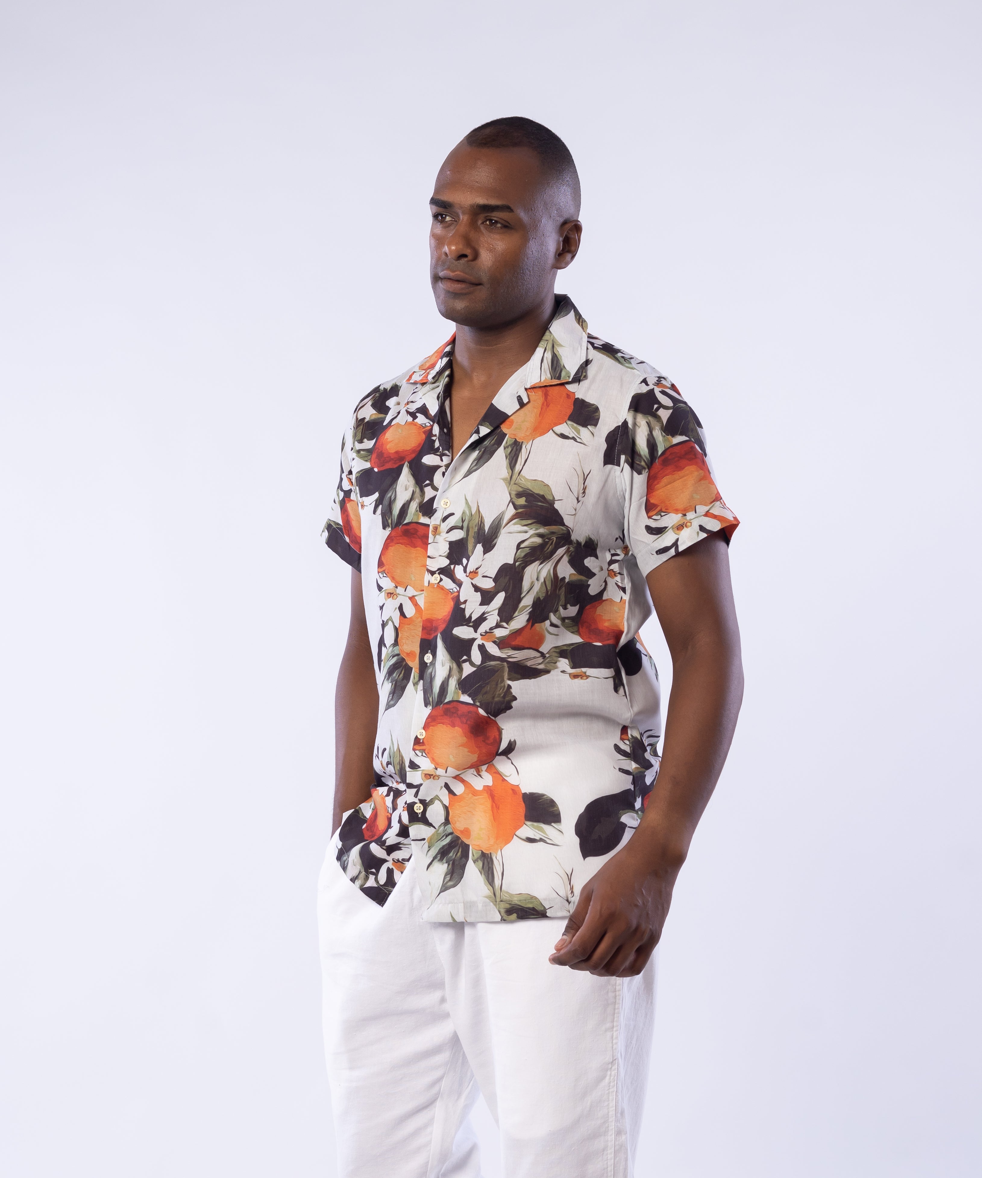 Half Sleeve Shirt - Men - Plaid