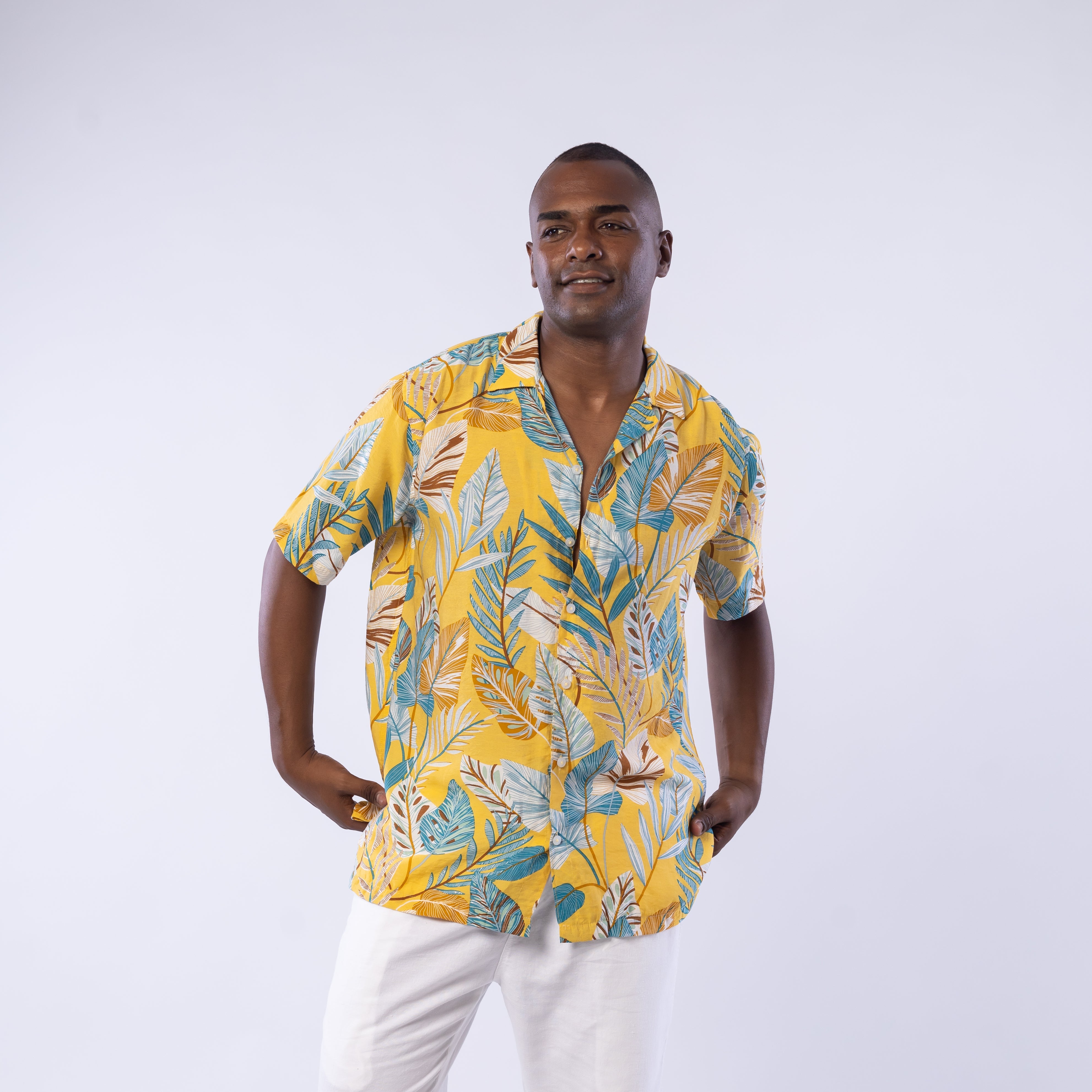 Half Sleeve Shirt - Men - Plaid