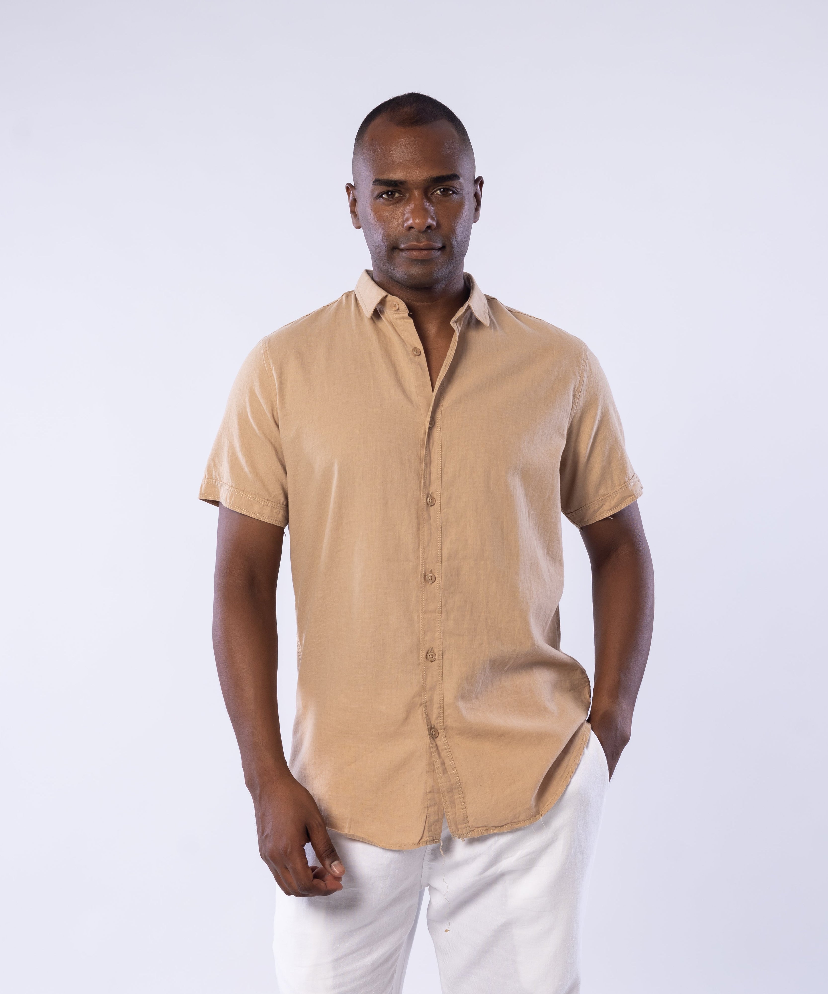 قميص - رجال - نصف كم