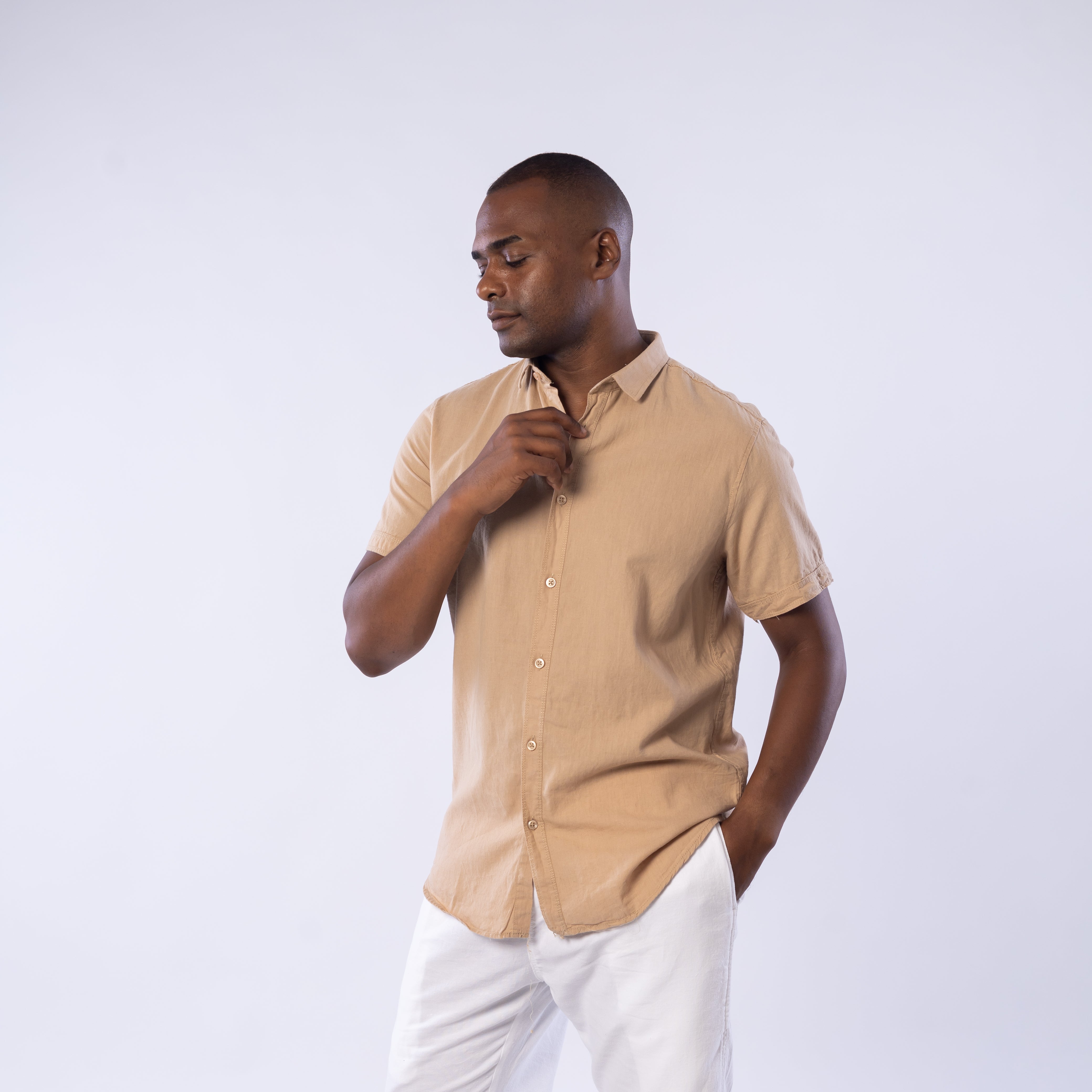 قميص - رجال - نصف كم