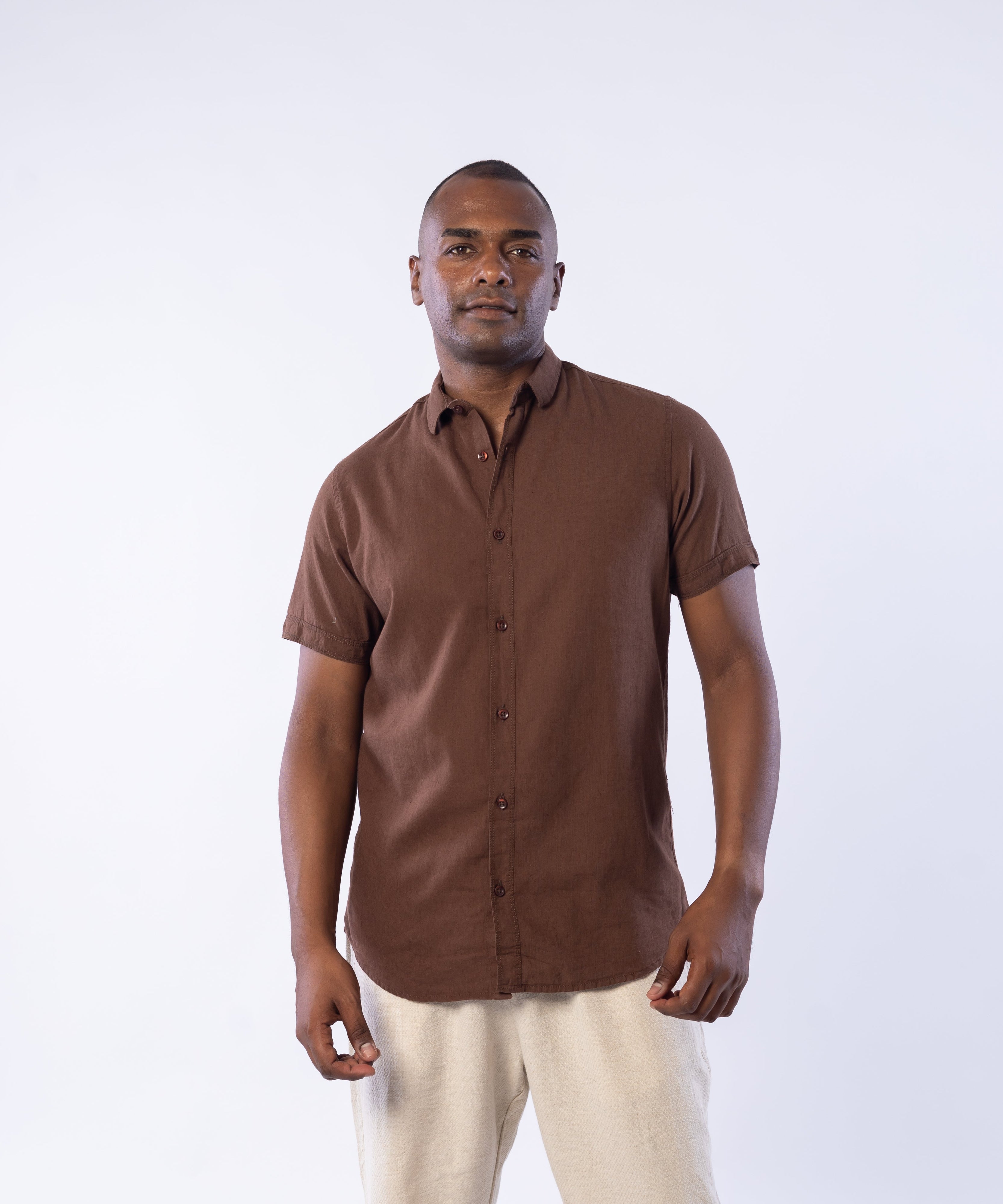 قميص - رجال - نصف كم