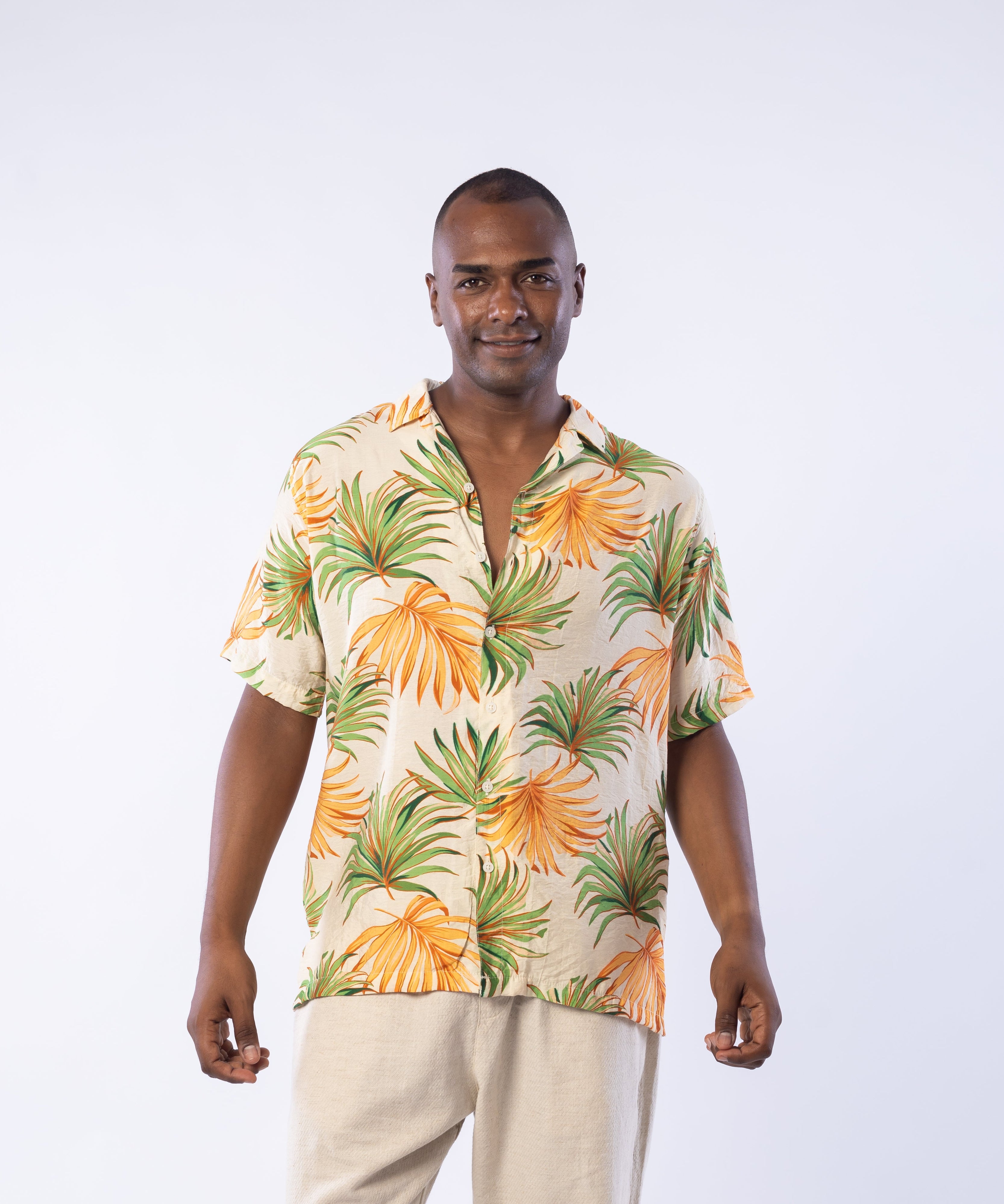 Half Sleeve Shirt - Men - Plaid