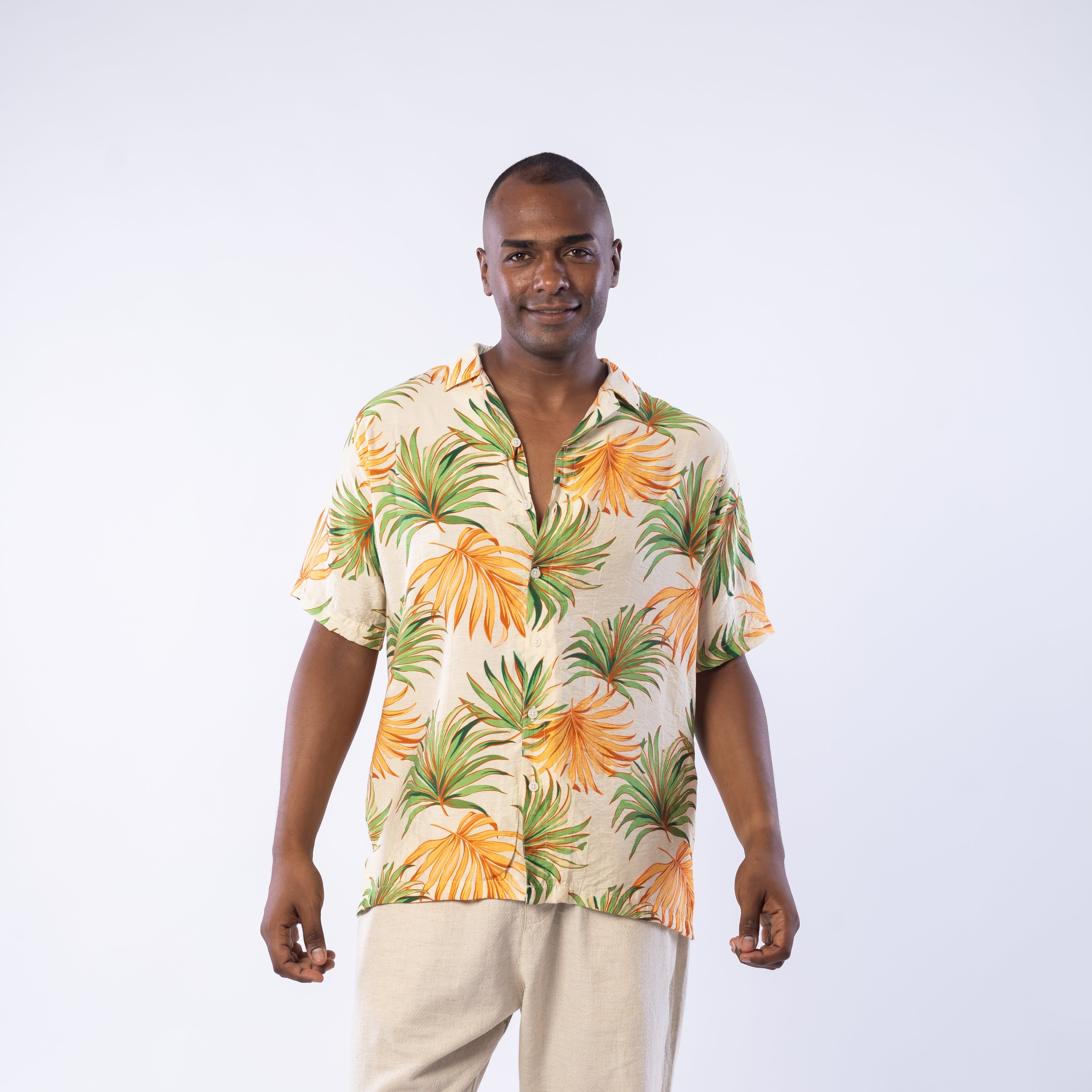 Half Sleeve Shirt - Men - Plaid