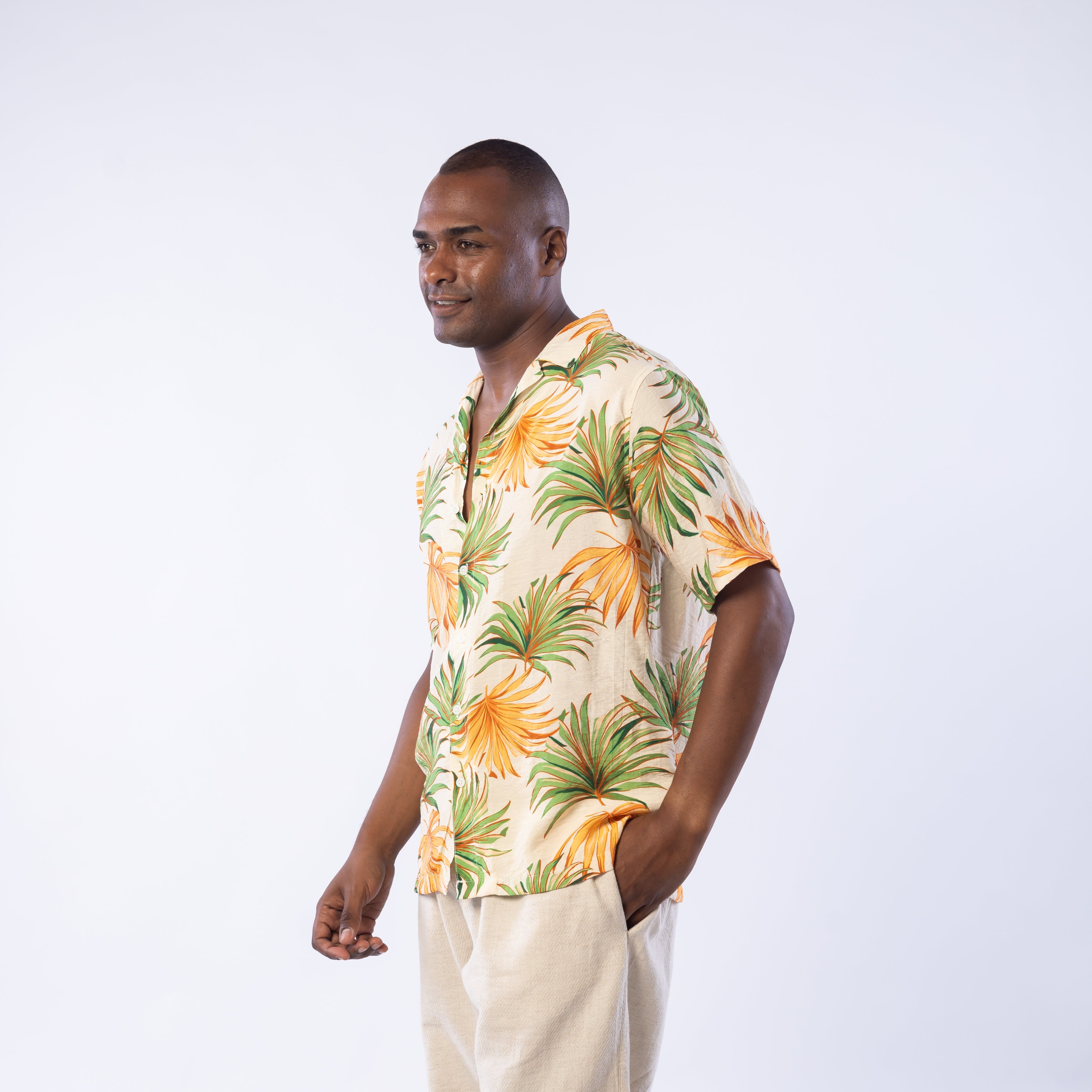 Half Sleeve Shirt - Men - Plaid