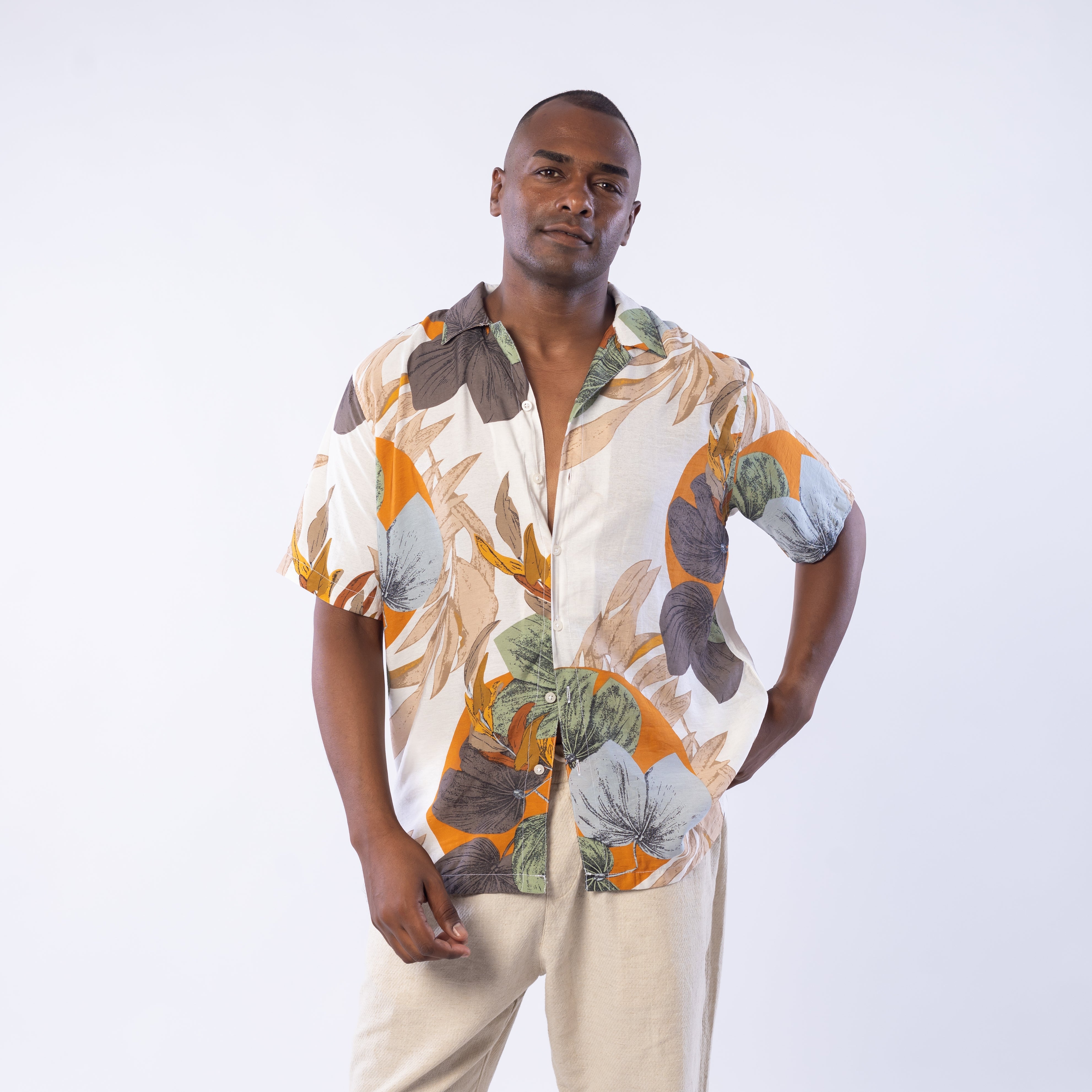 Half Sleeve Shirt - Men - Plaid