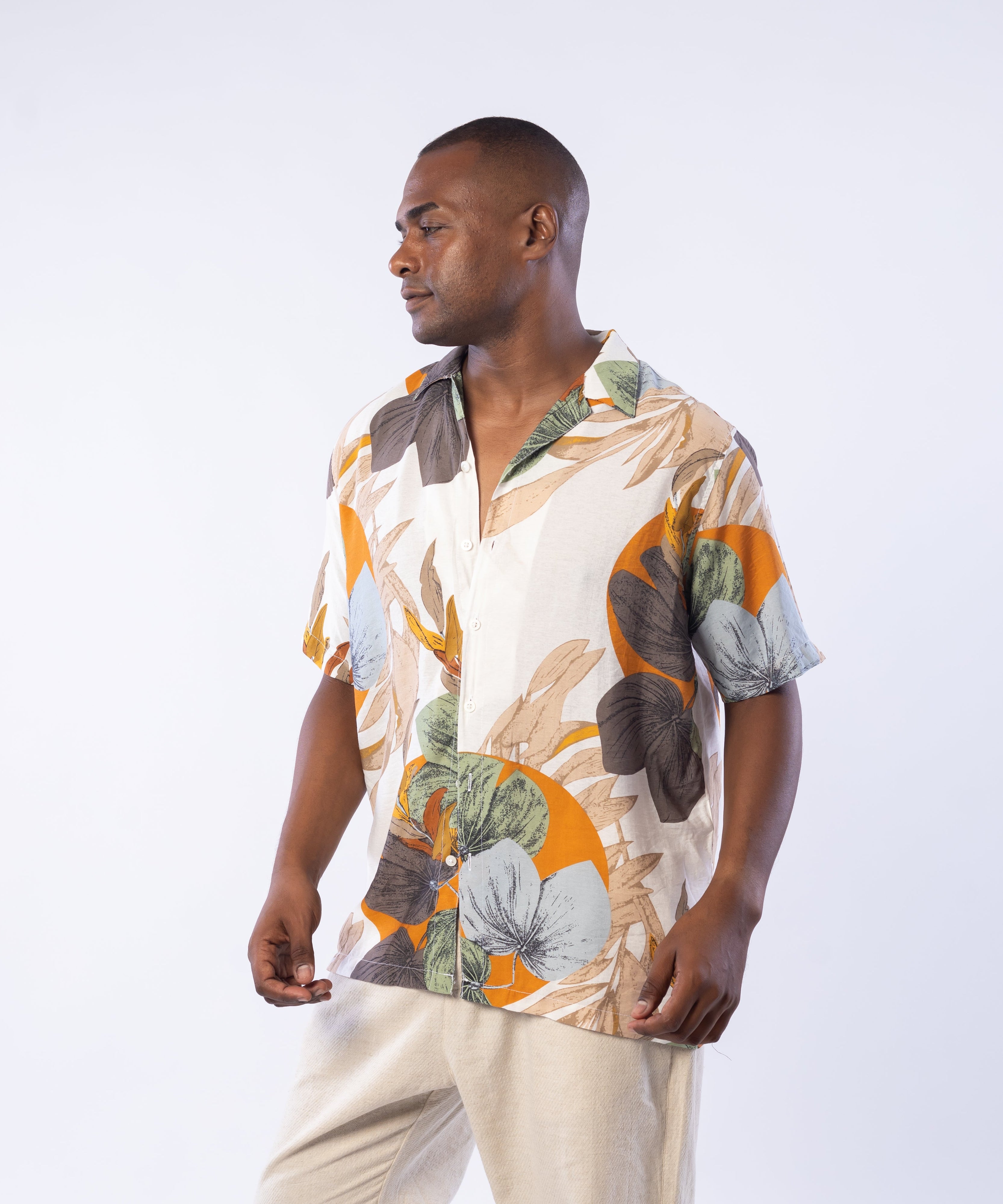 قميص - رجال - نصف كم