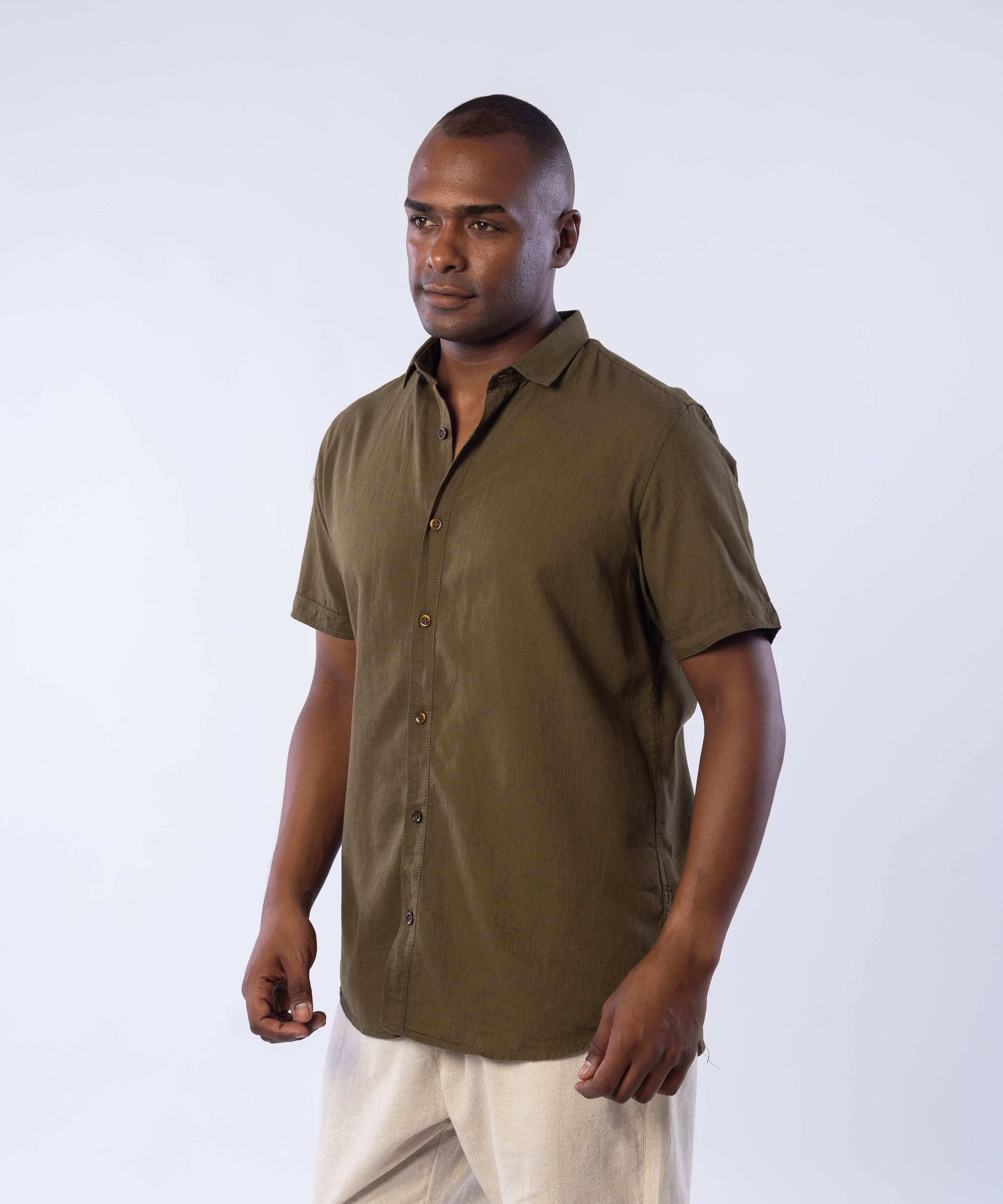 قميص - رجال - نصف كم