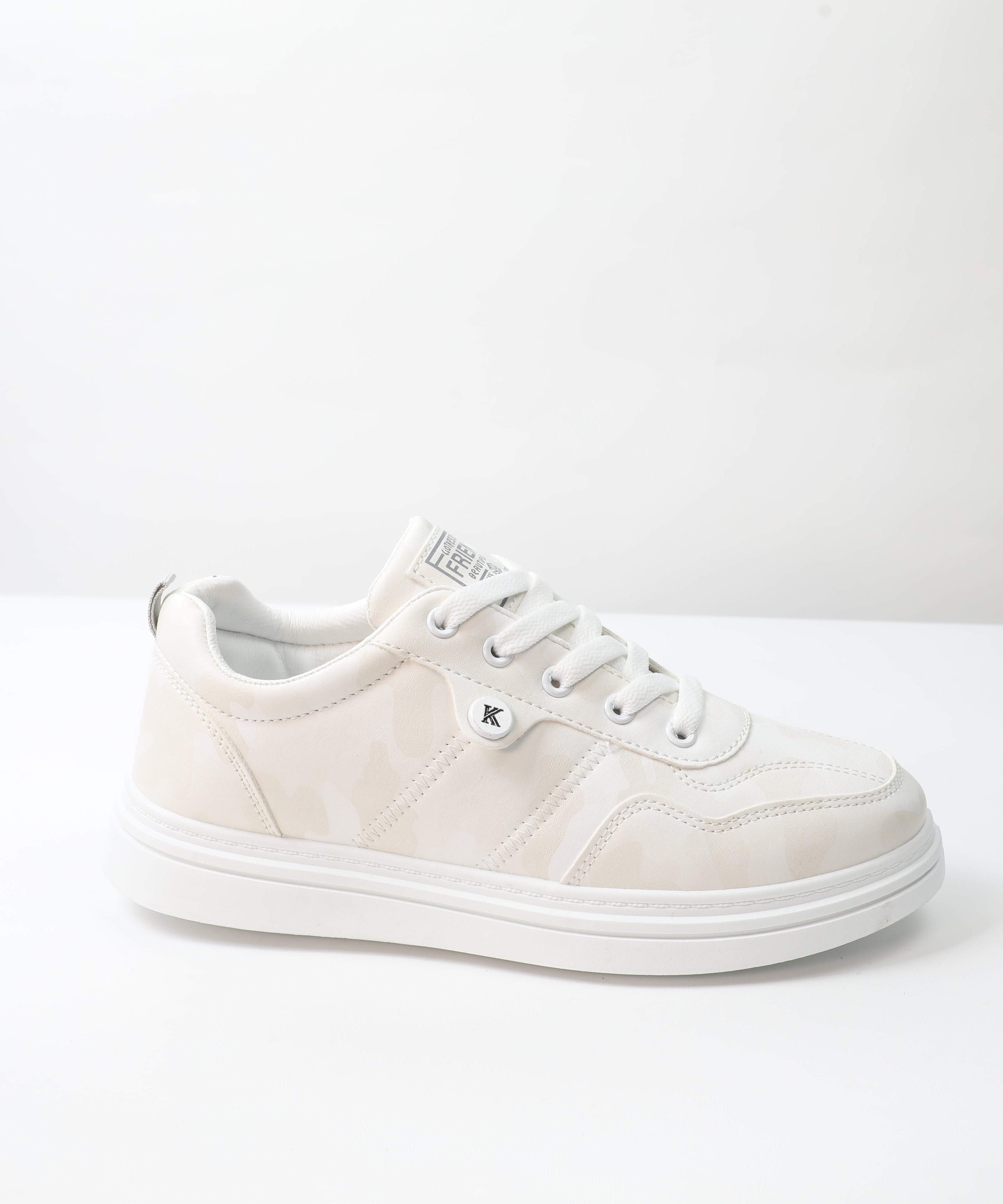 أحذية - رجال - فلات , أبيض