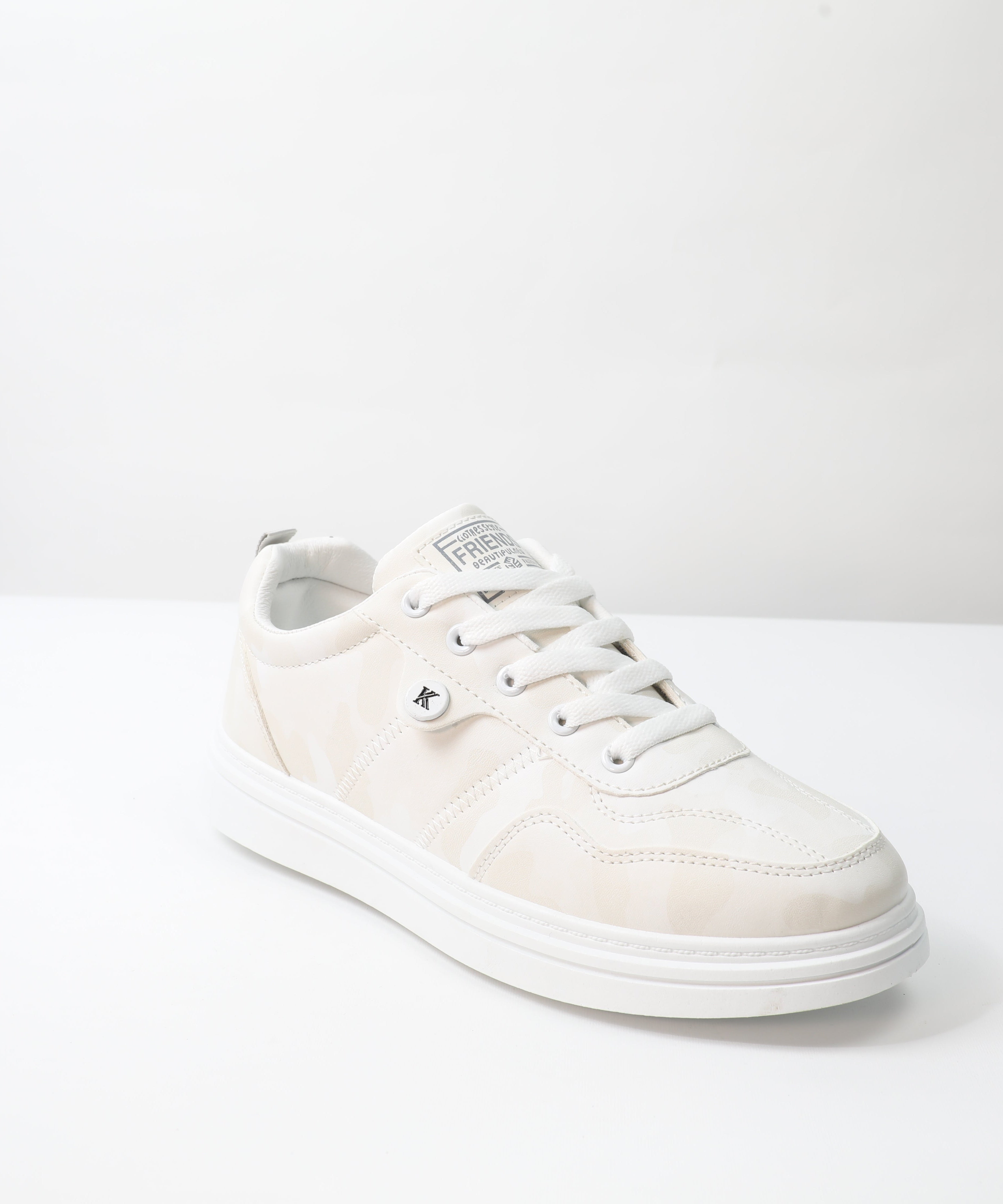 أحذية - رجال - فلات , أبيض