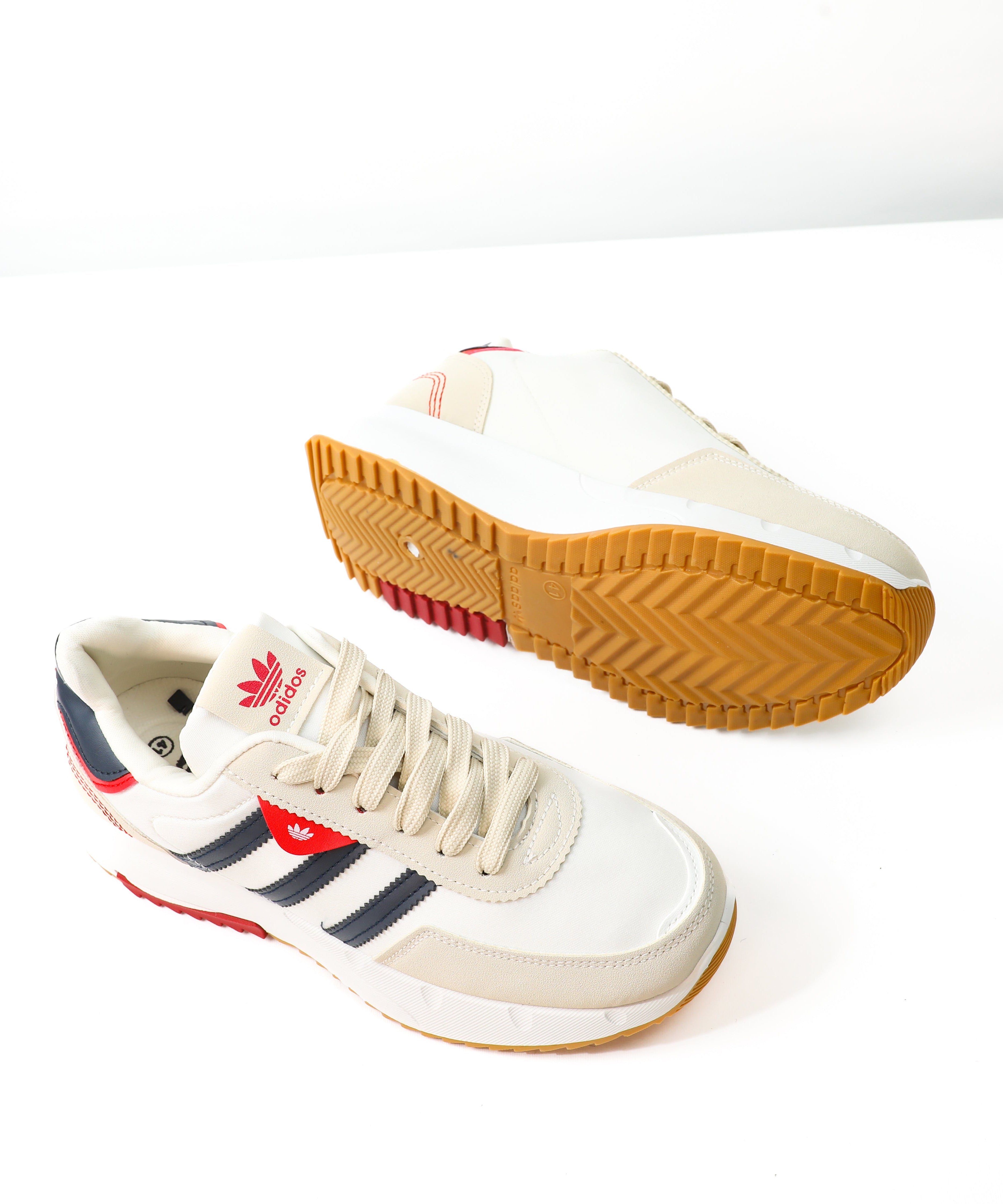 حذاء - رجالى - كاجوال , أبيض * بيج