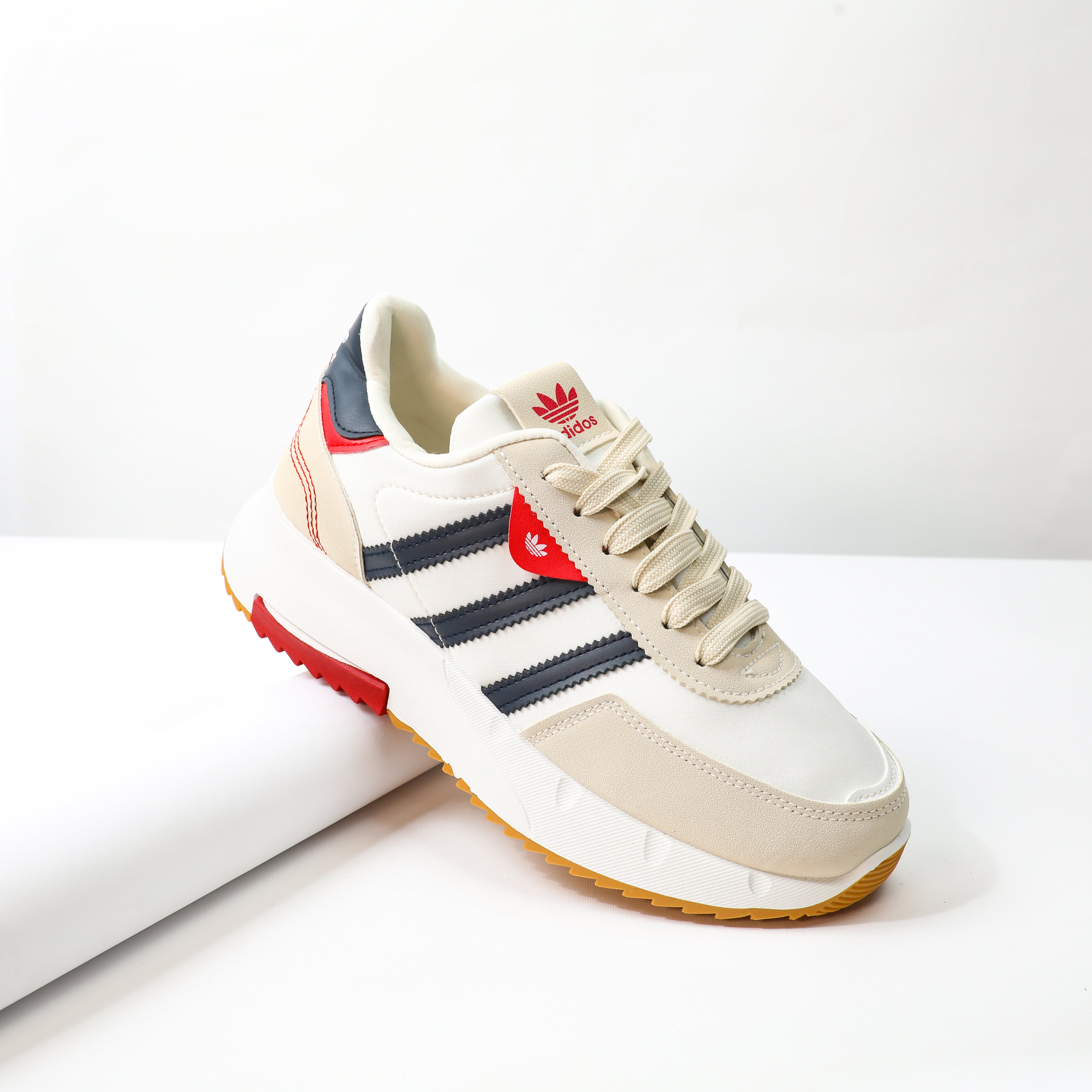 حذاء - رجالى - كاجوال , أبيض * بيج