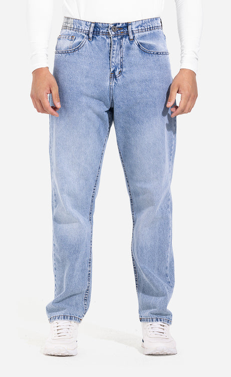 Men's Straight-Leg Jeans - Light Denim – view 14