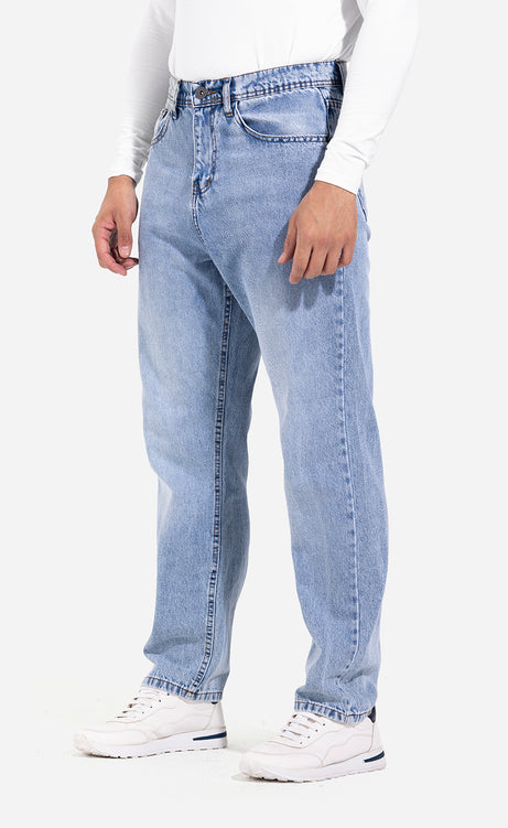 Men's Straight-Leg Jeans - Light Denim – view 15