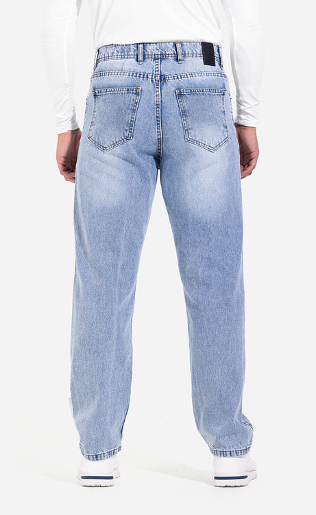 Men's Straight-Leg Jeans - Light Denim – view 16