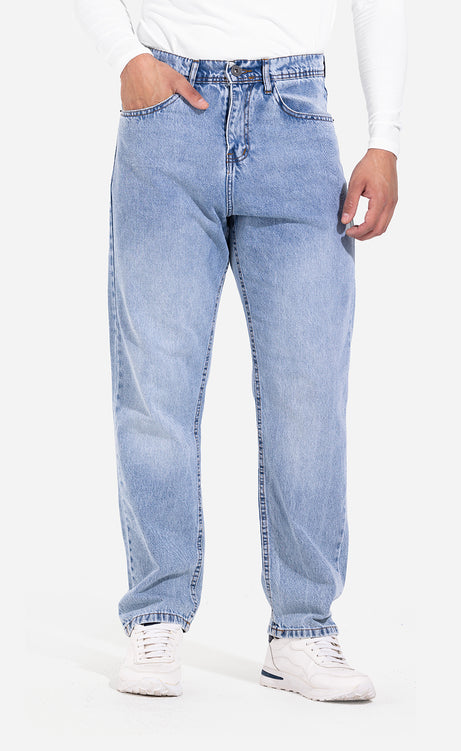 Men's Straight-Leg Jeans - Light Denim – view 17