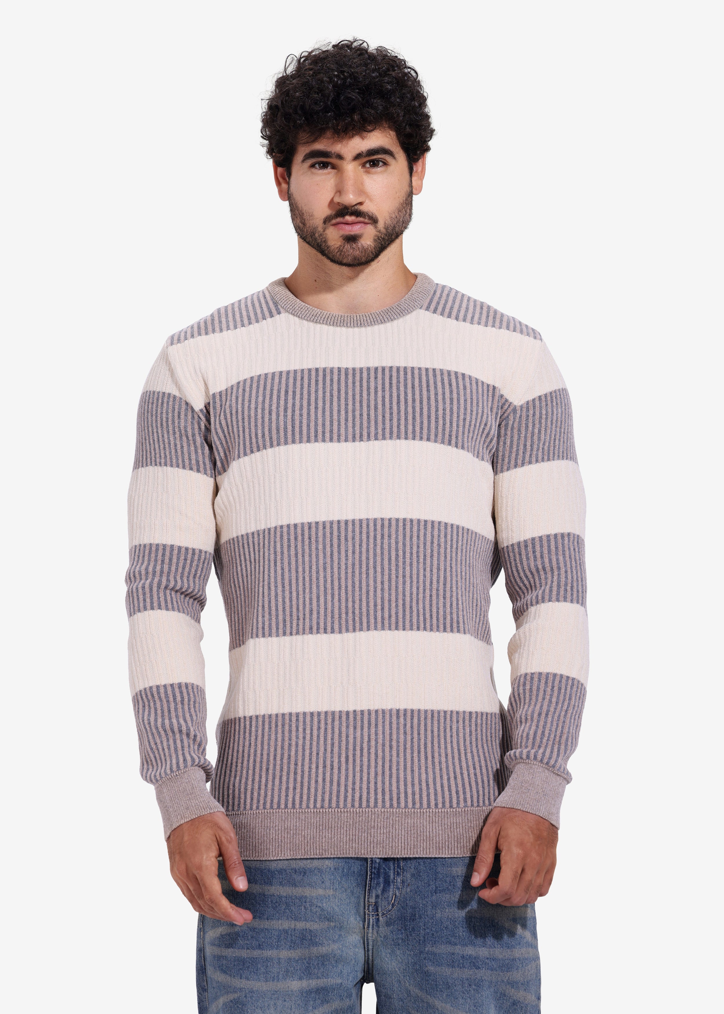 Pullover - Men - Striped