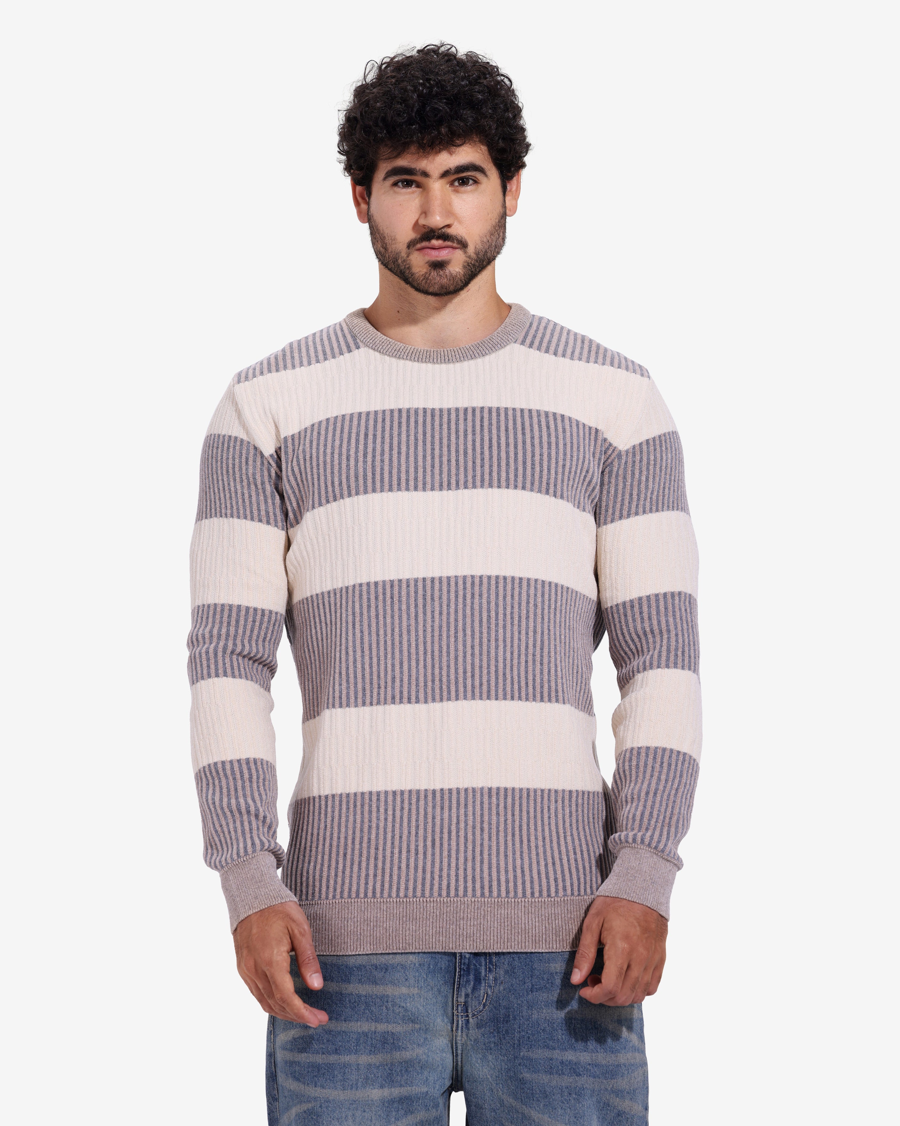 Pullover - Men - Striped