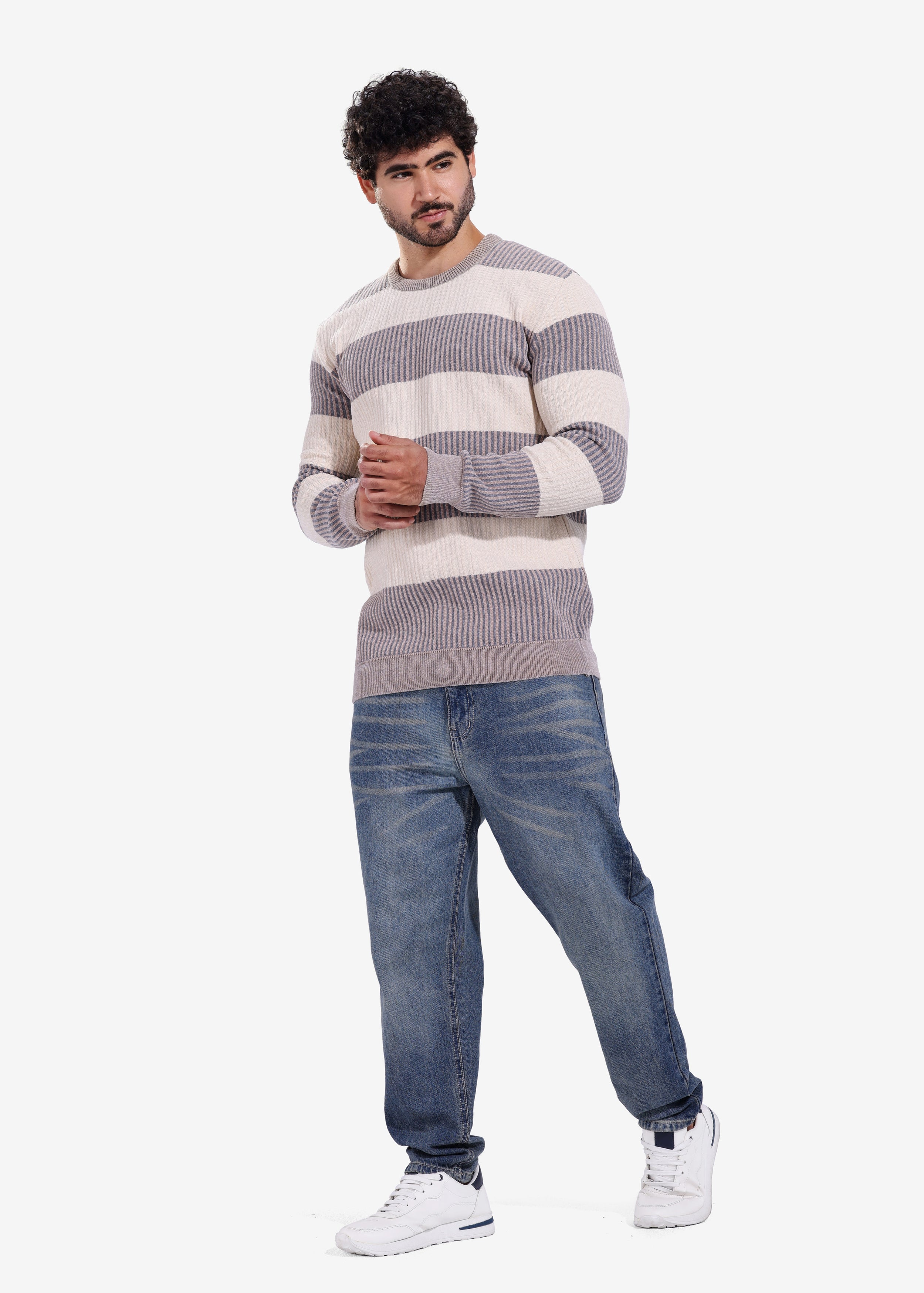 Pullover - Men - Striped