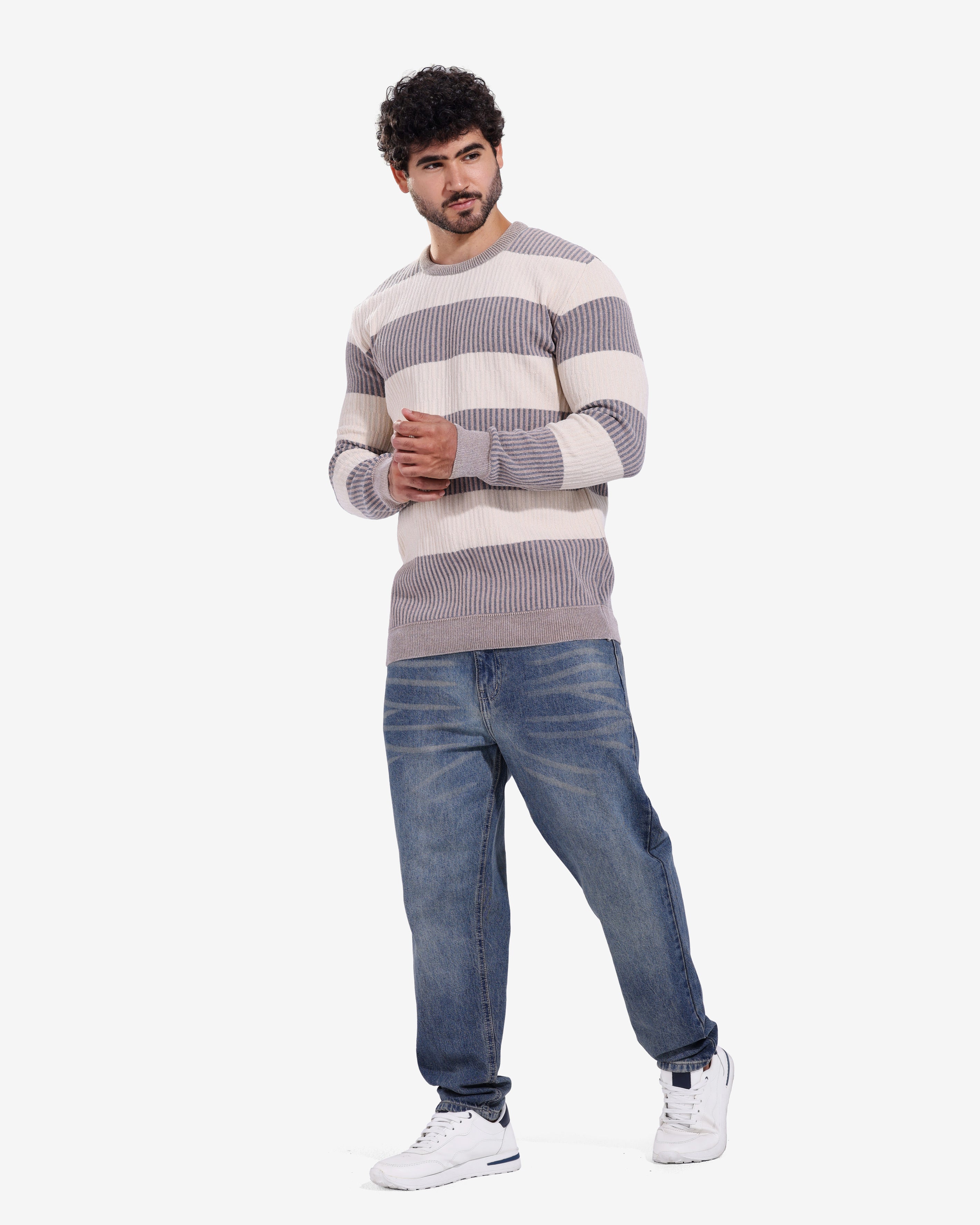 Pullover - Men - Striped