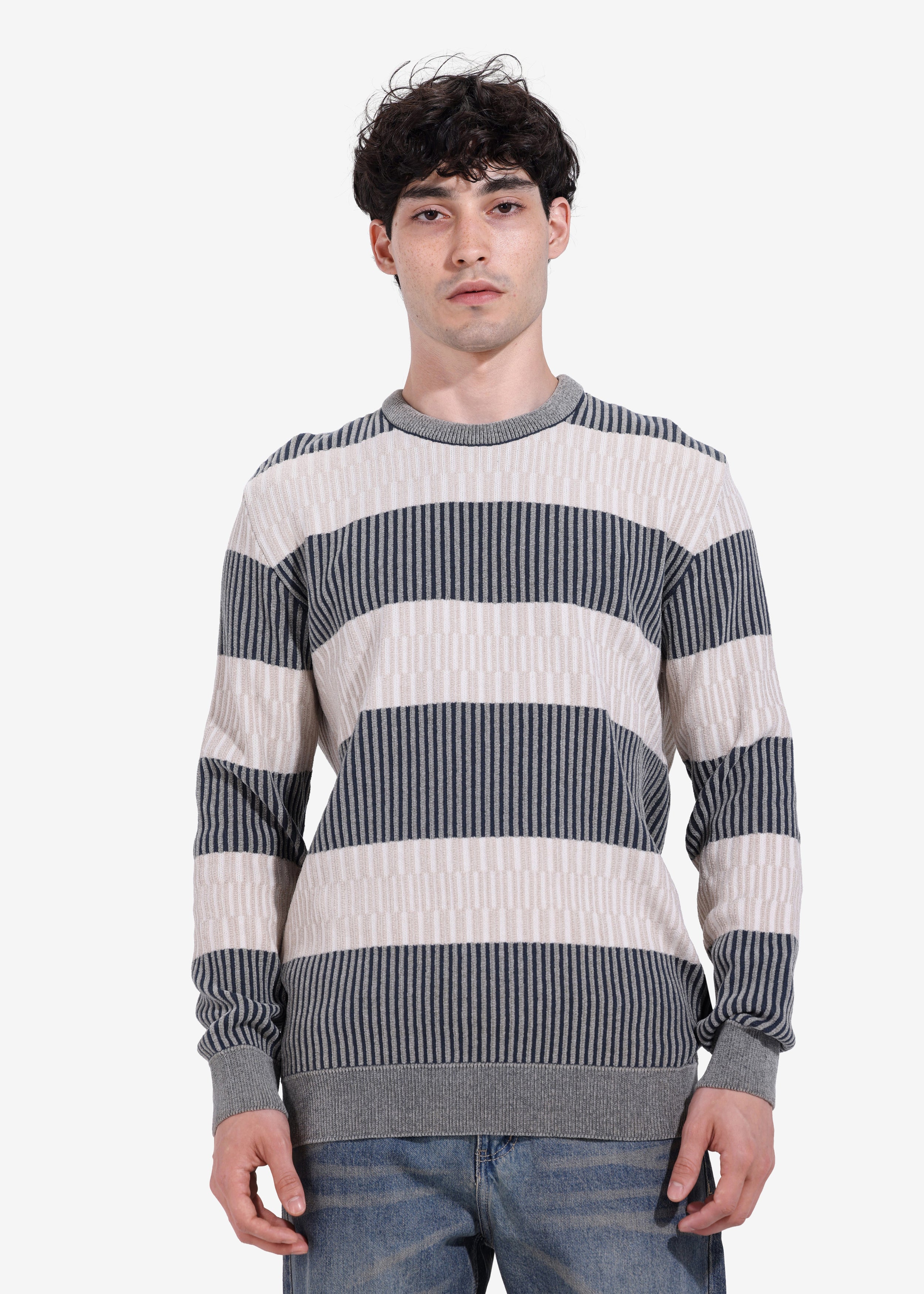 Pullover - Men - Striped
