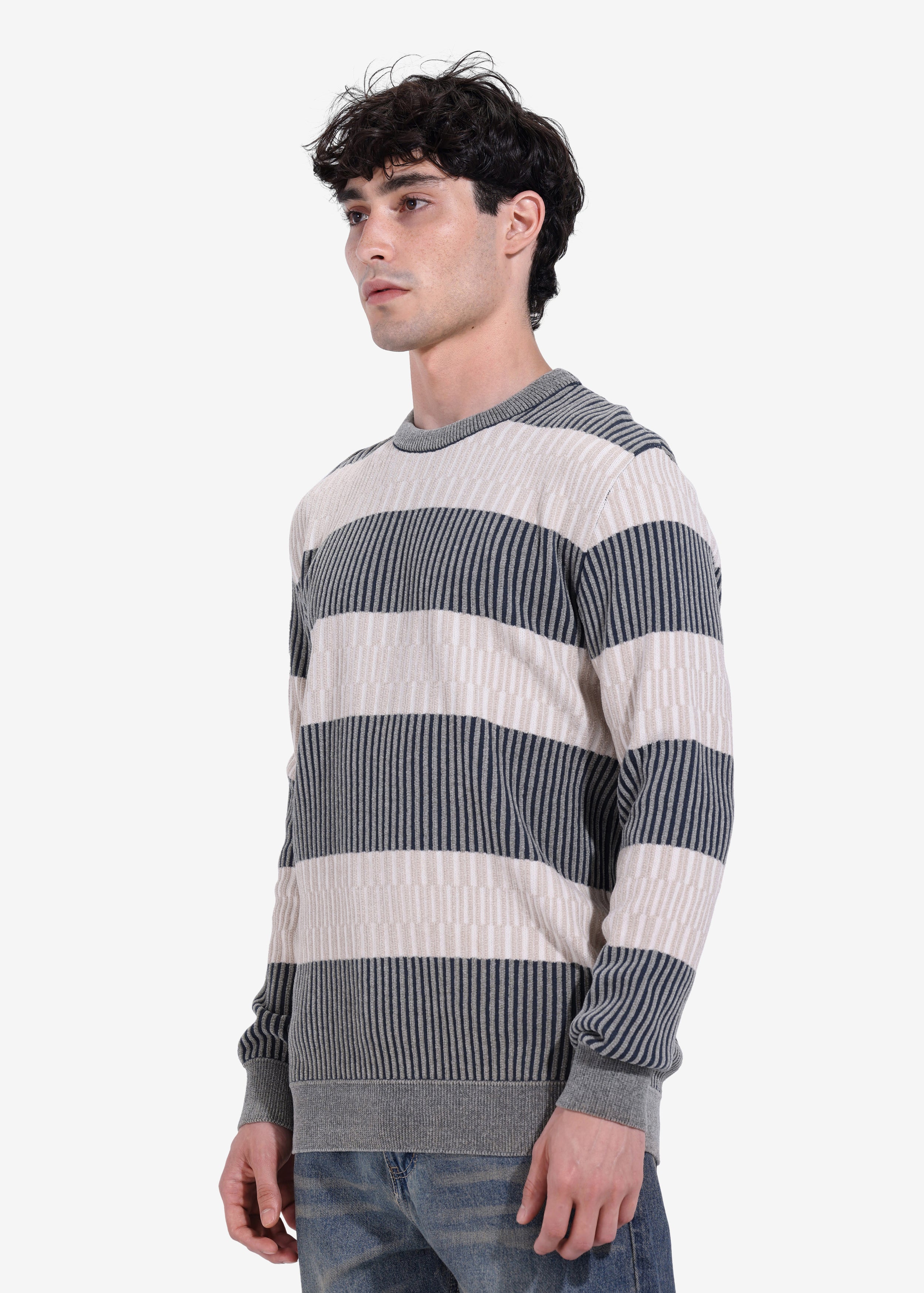 Pullover - Men - Striped