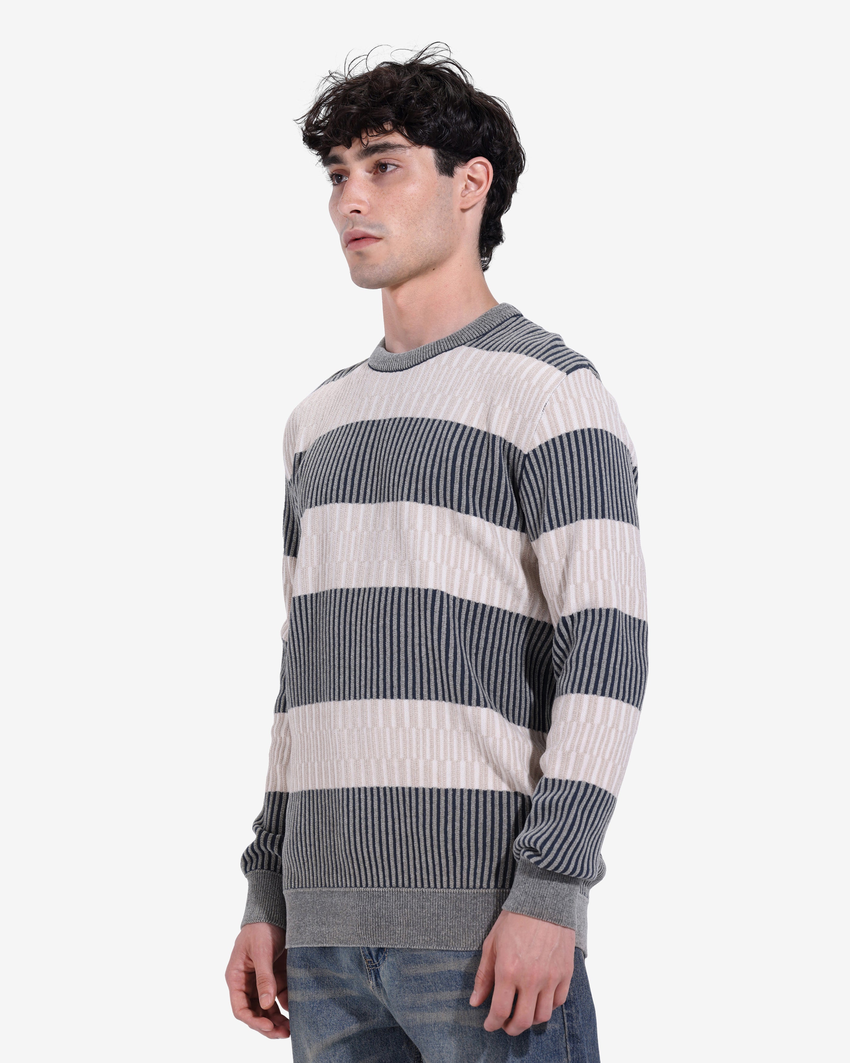 Pullover - Men - Striped