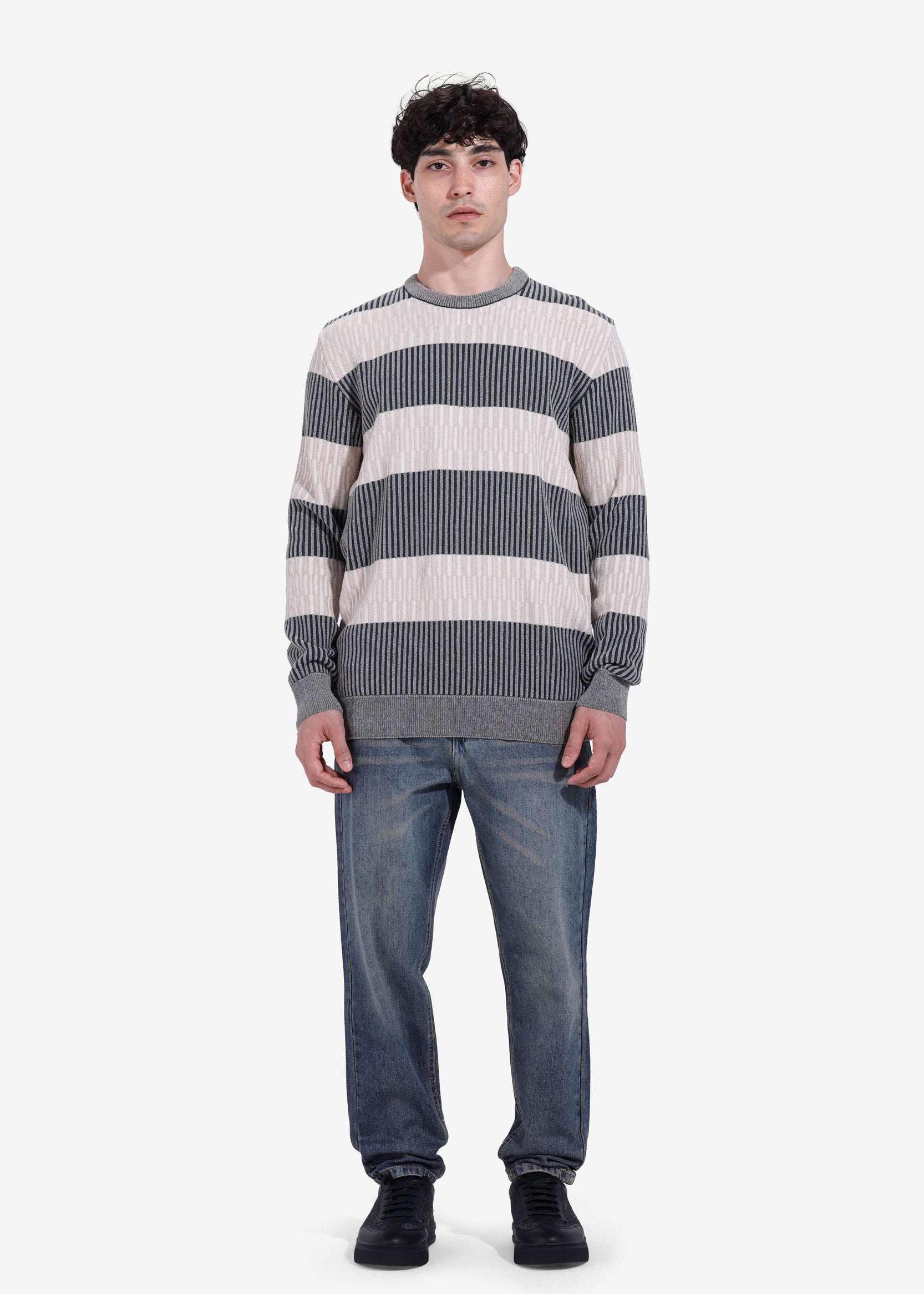 Pullover - Men - Striped