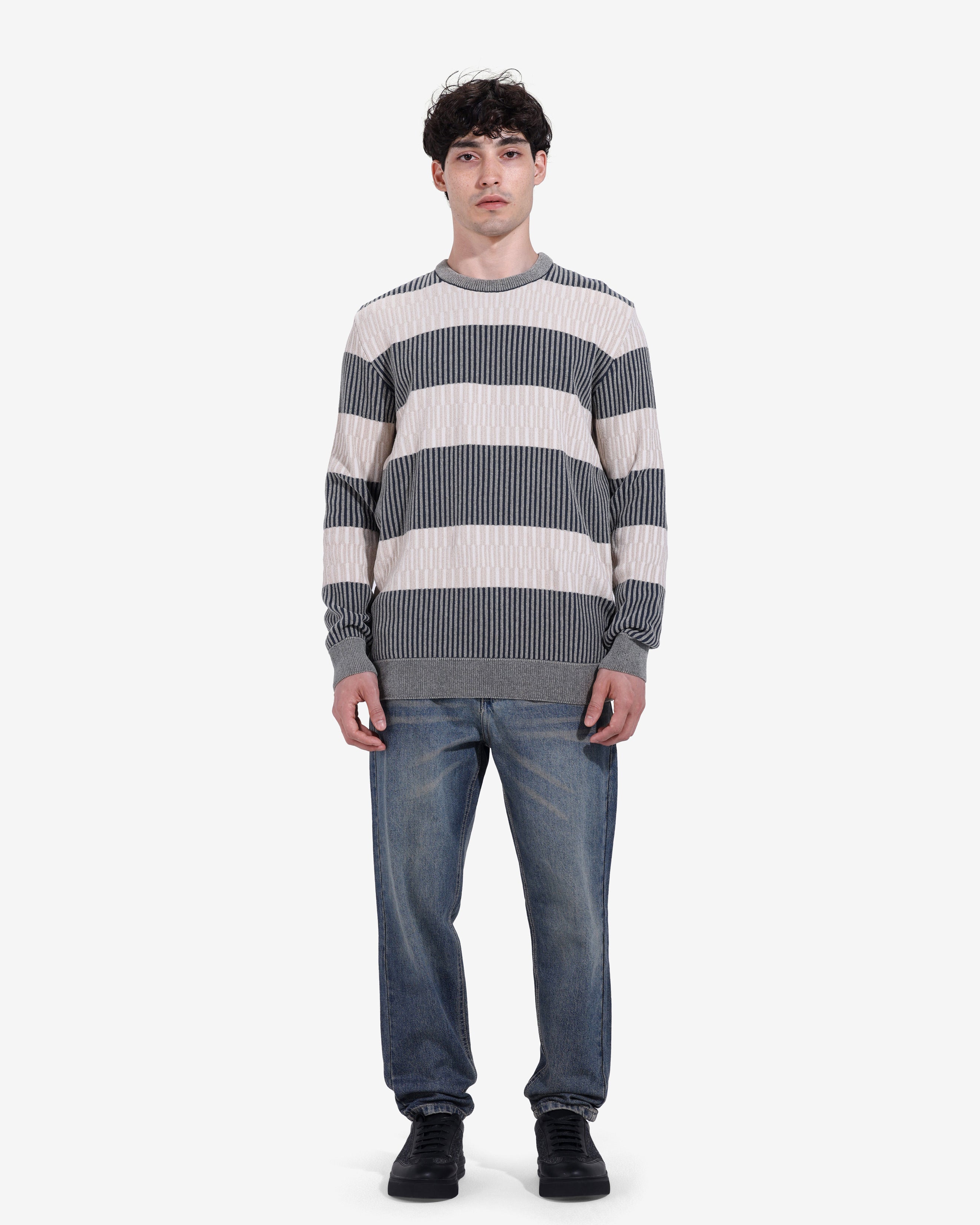 Pullover - Men - Striped