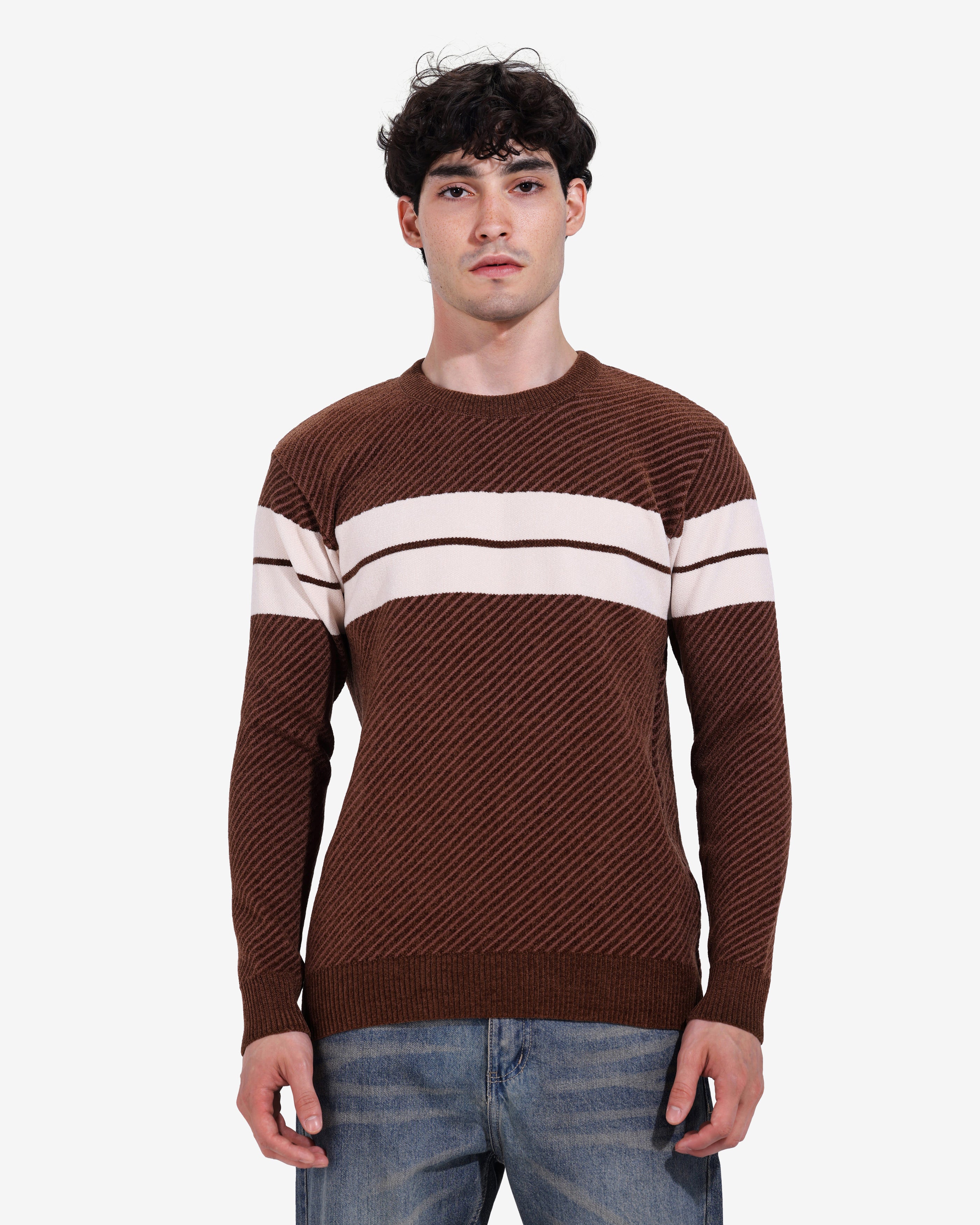 Pullover - Men - Striped