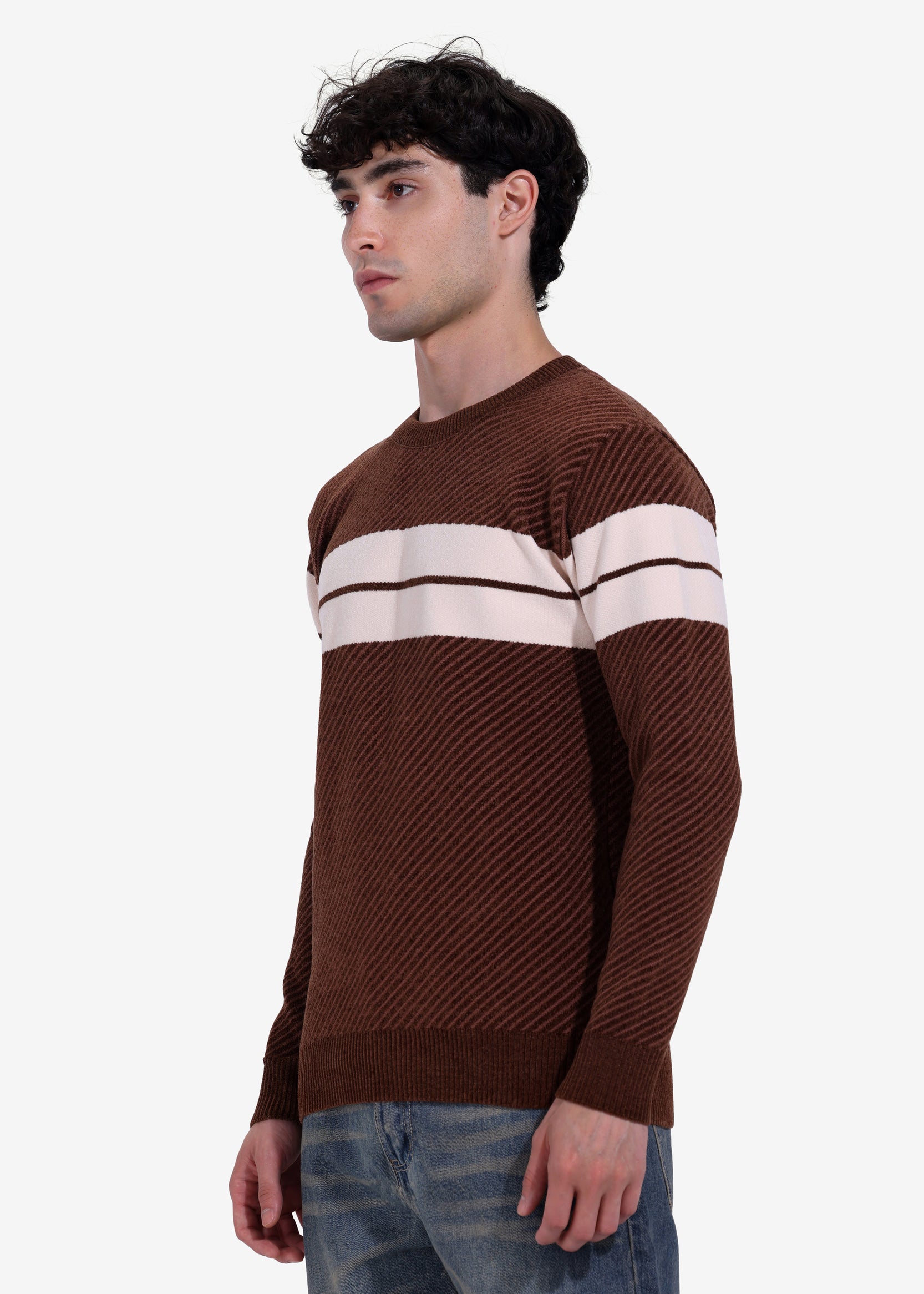 Pullover - Men - Striped