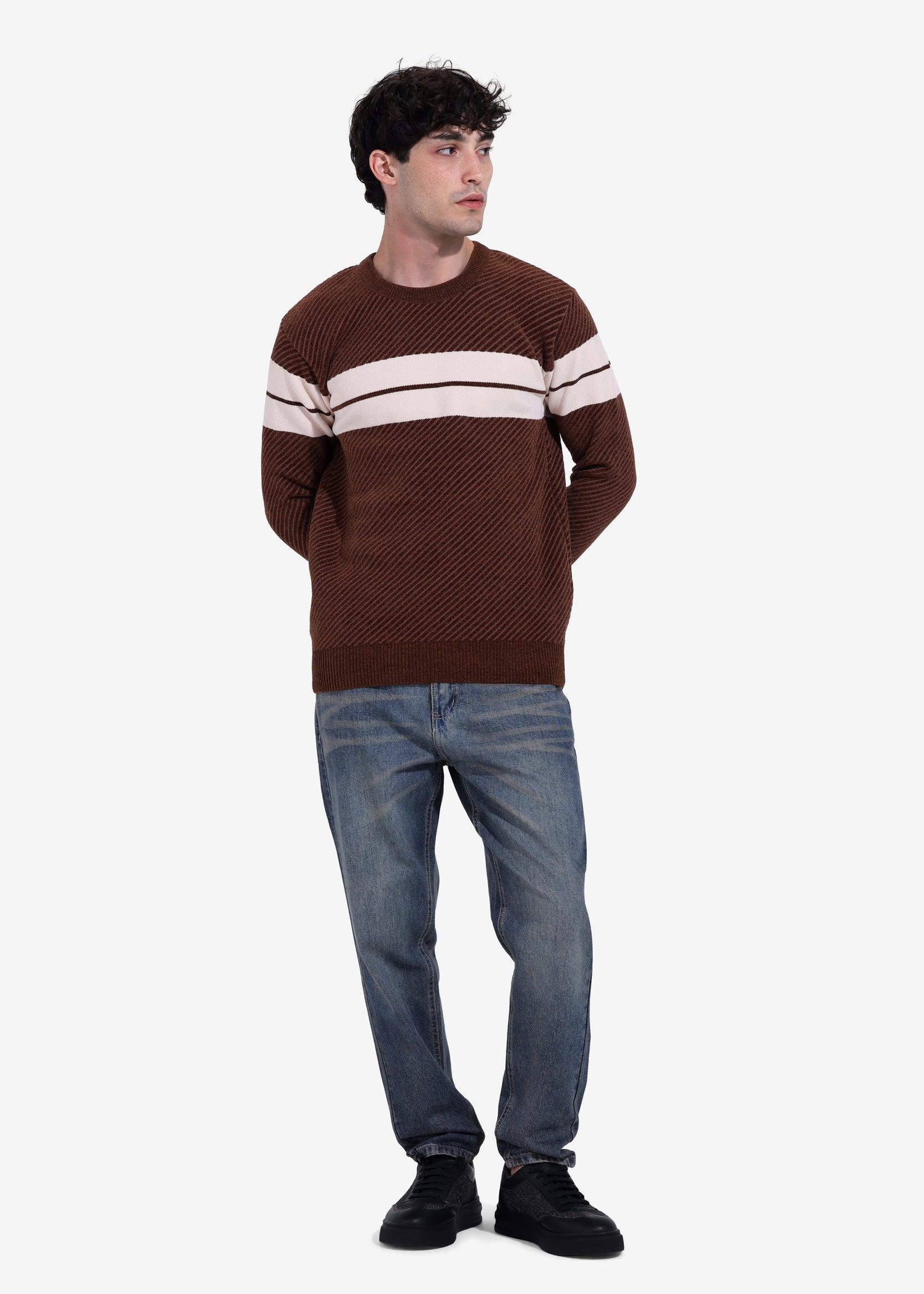 Pullover - Men - Striped