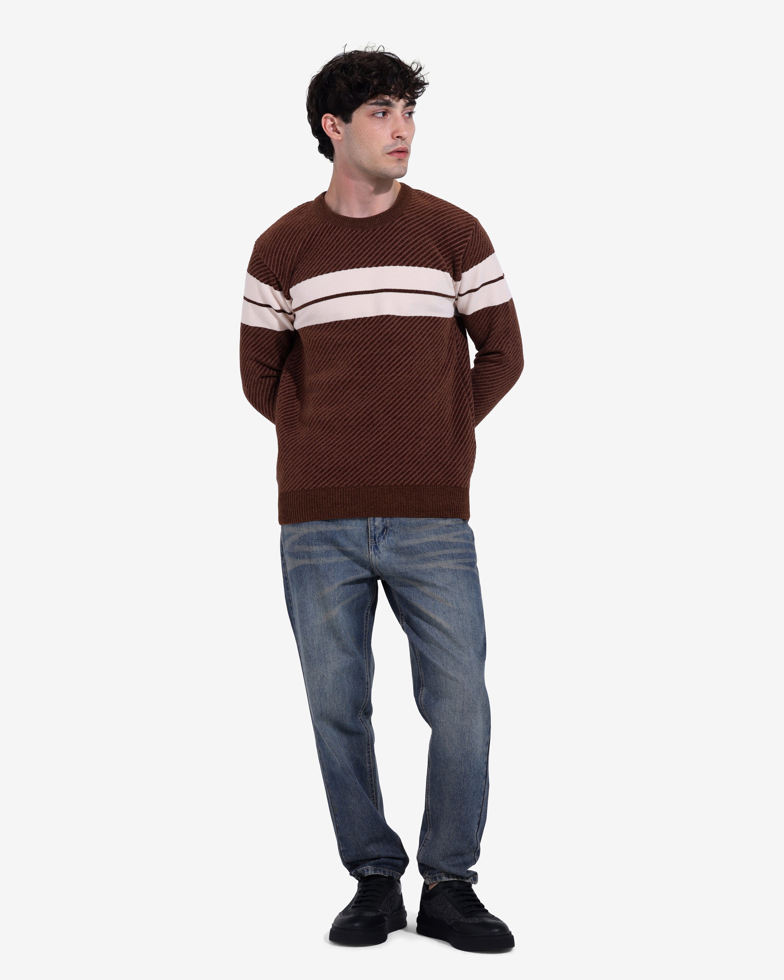 Pullover - Men - Striped