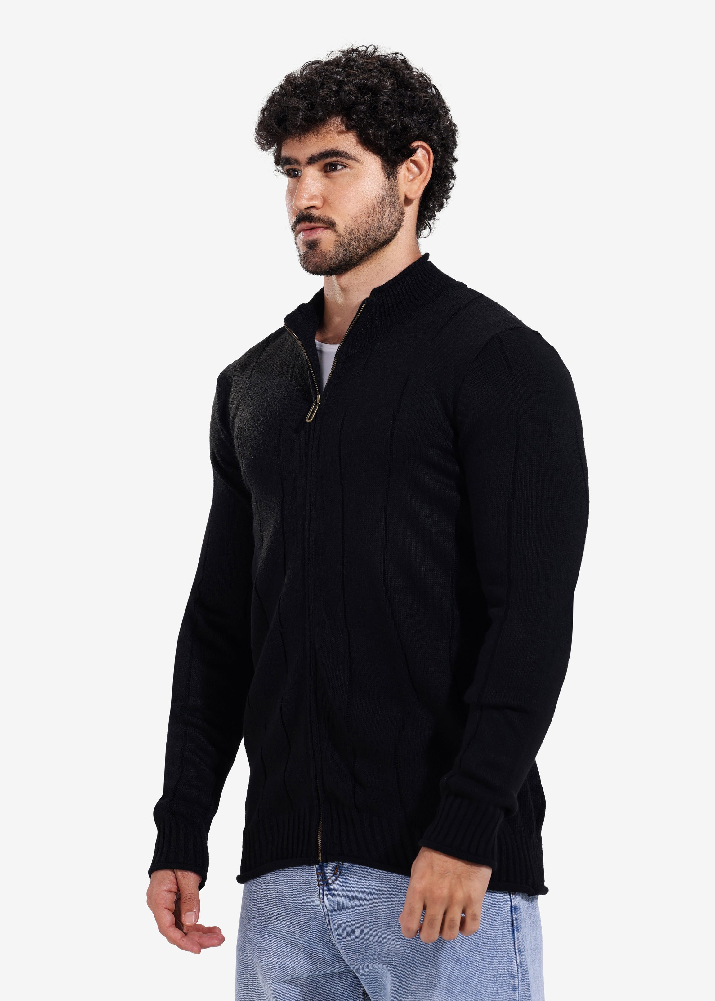 كنزة صوفية - رجالي - سادة