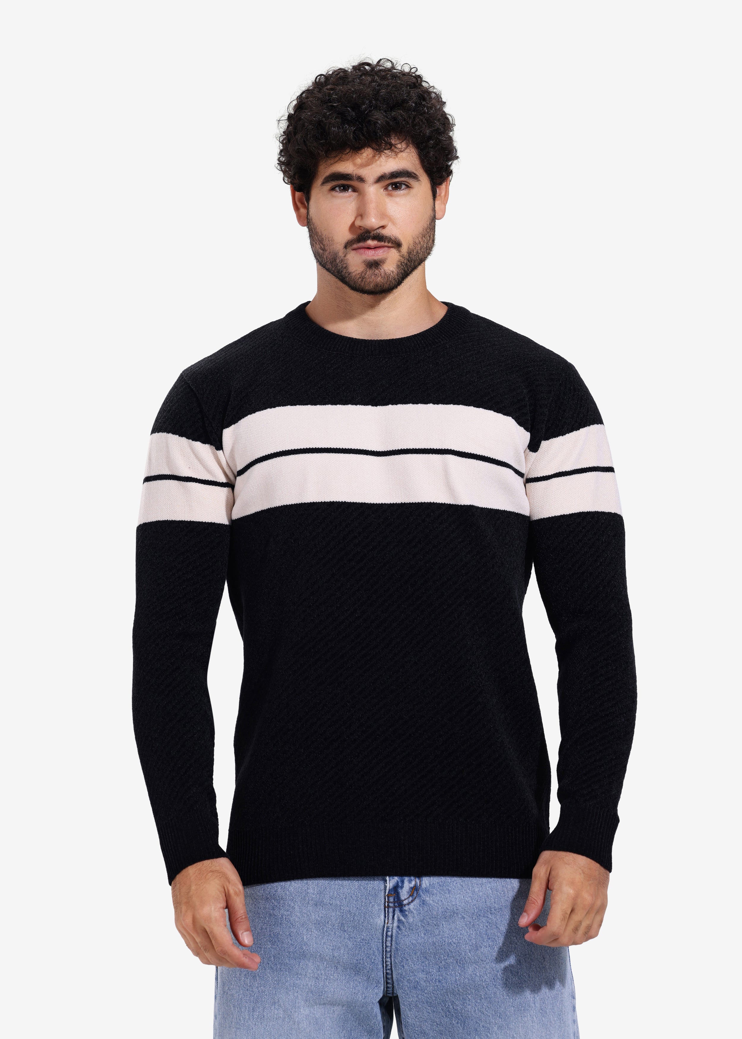 Pullover - Men - Striped