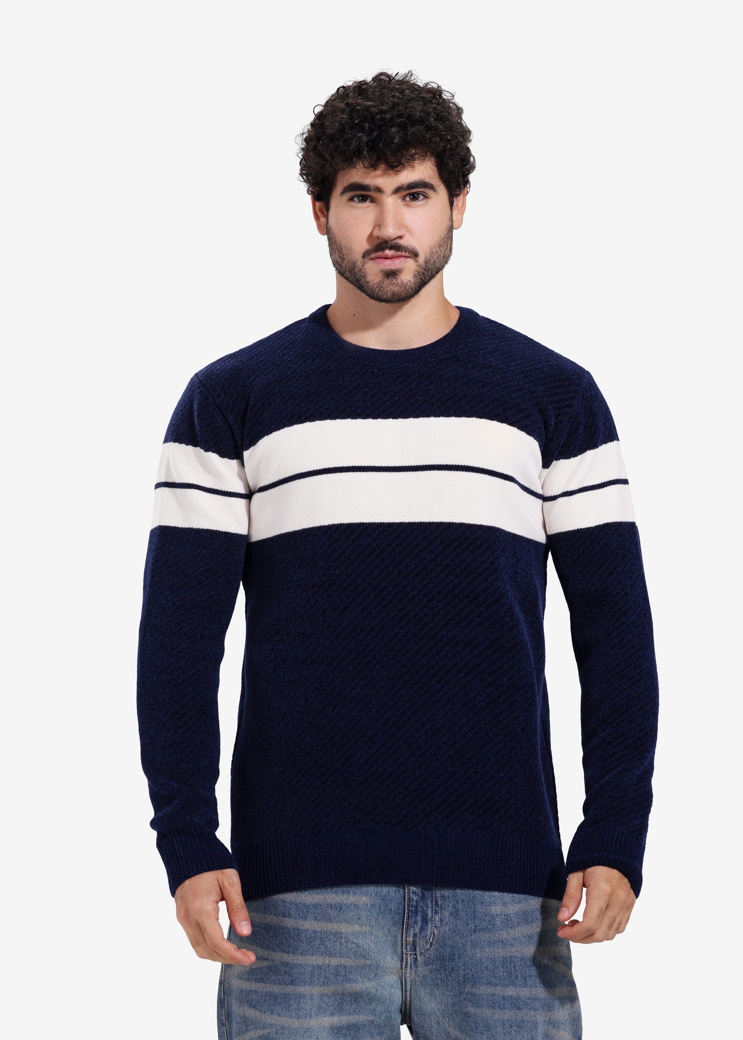 Pullover - Men - Striped