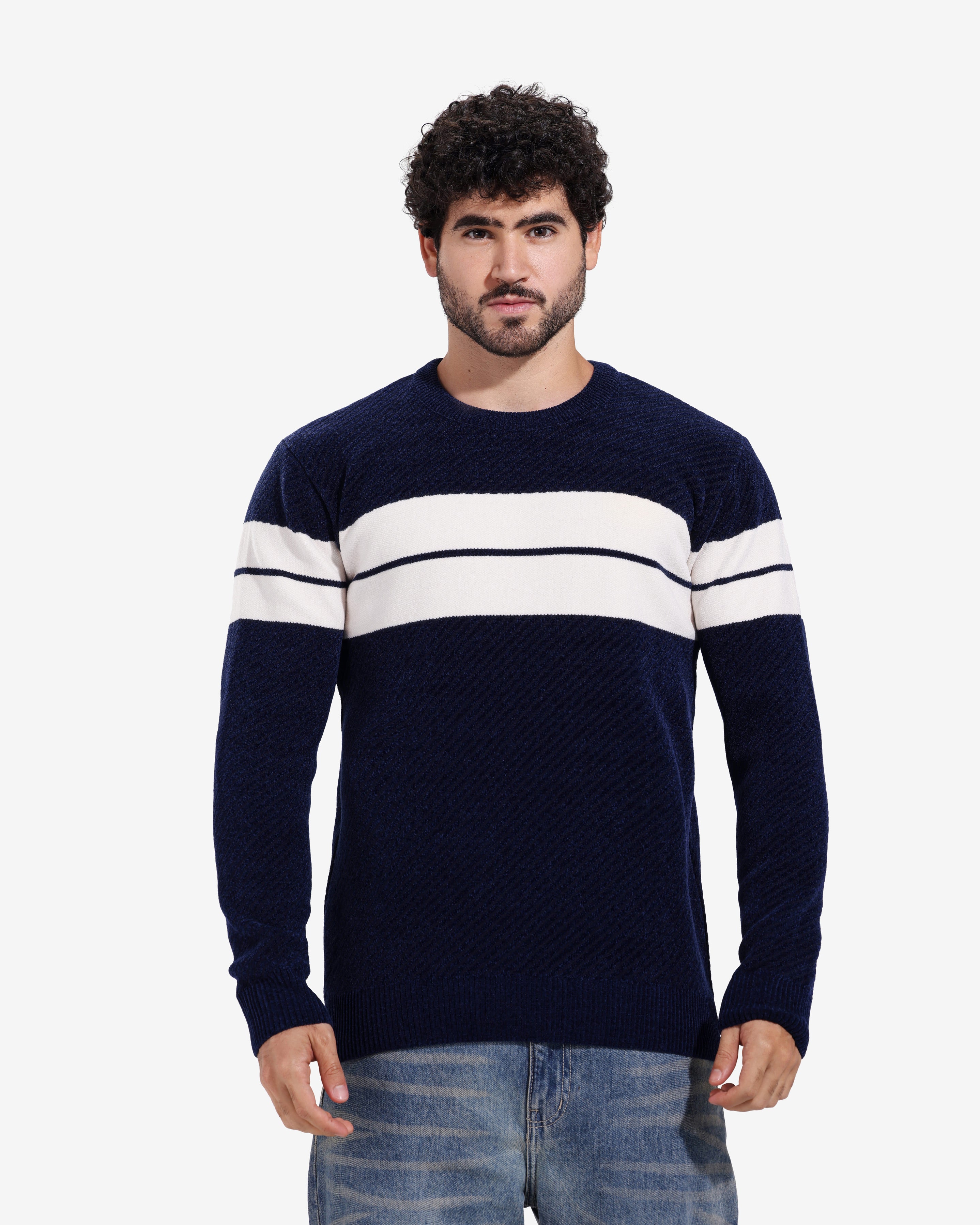Pullover - Men - Striped