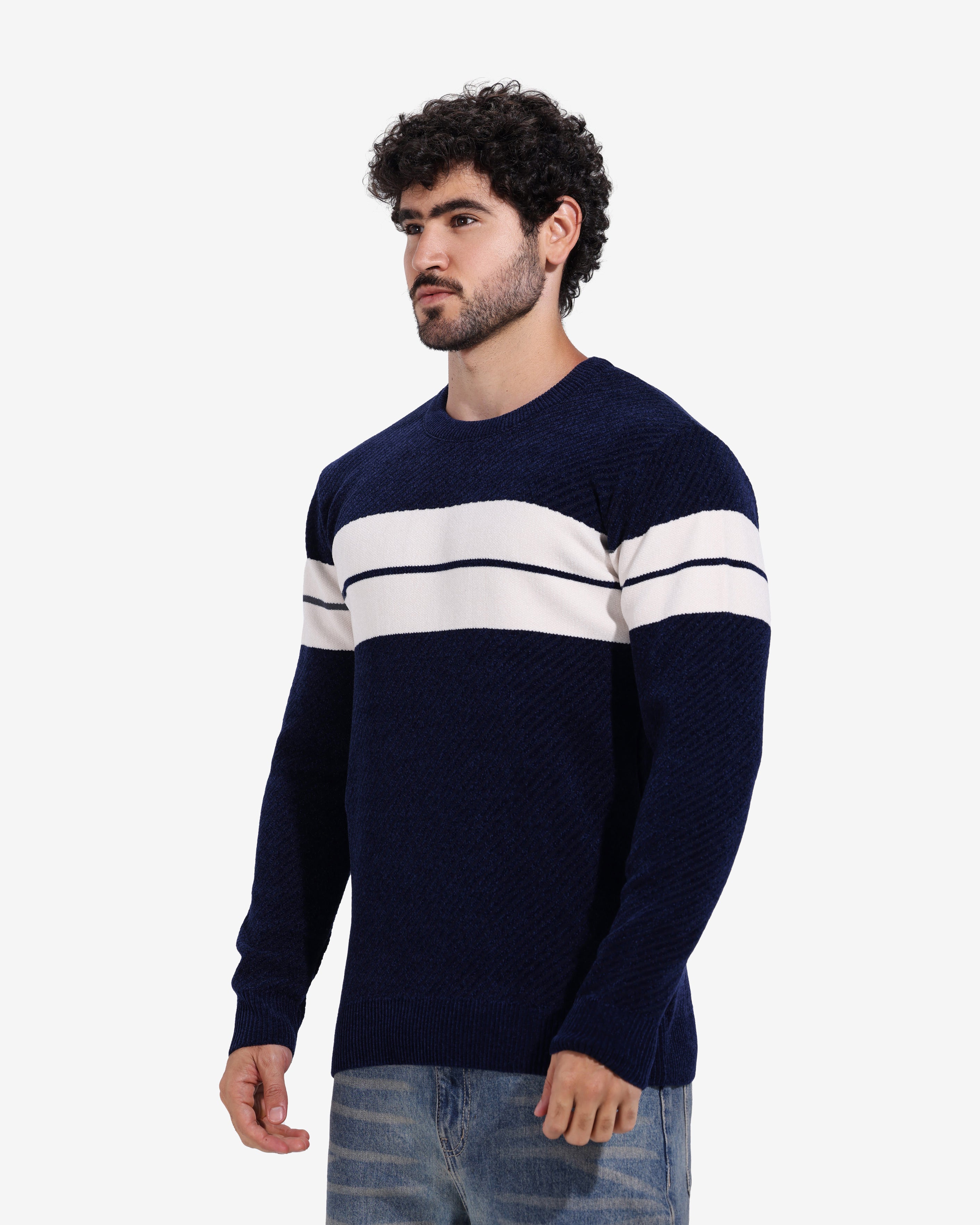Pullover - Men - Striped